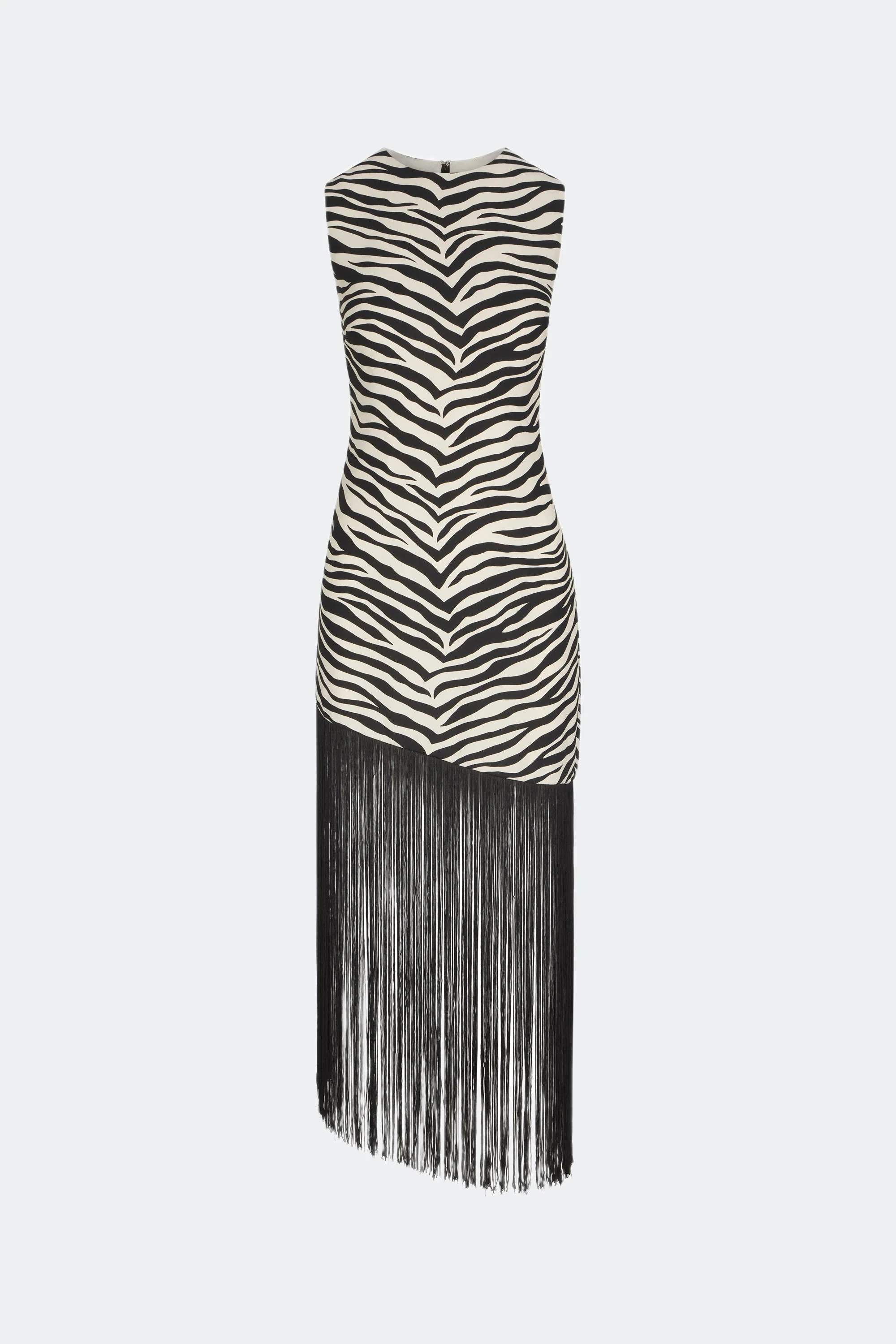 Simon Miller Casablanca Fringe Dress - Zebra Print - Image 2