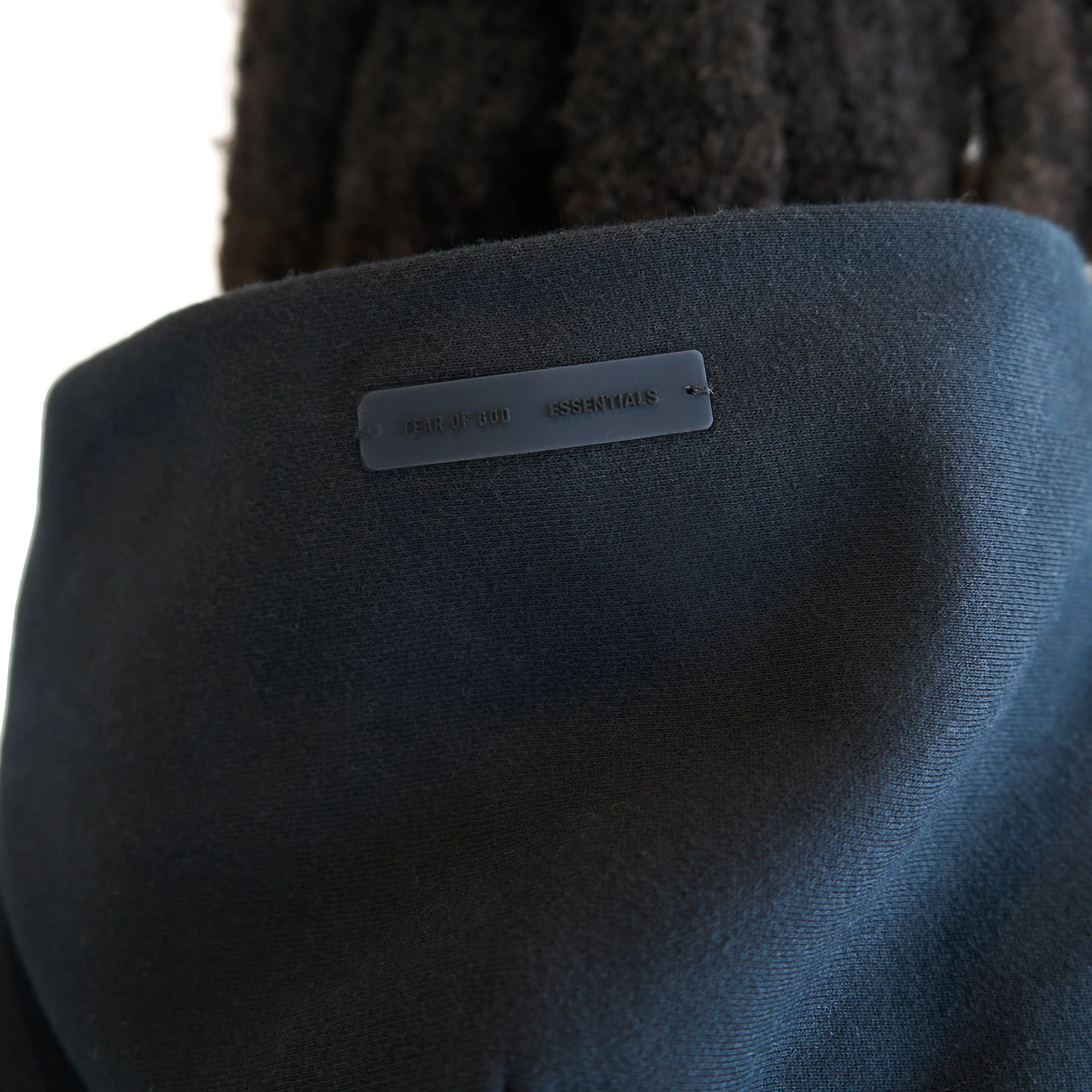 Fear of God Modern Fit Fleece Hoodie - Jet Black - Image 8