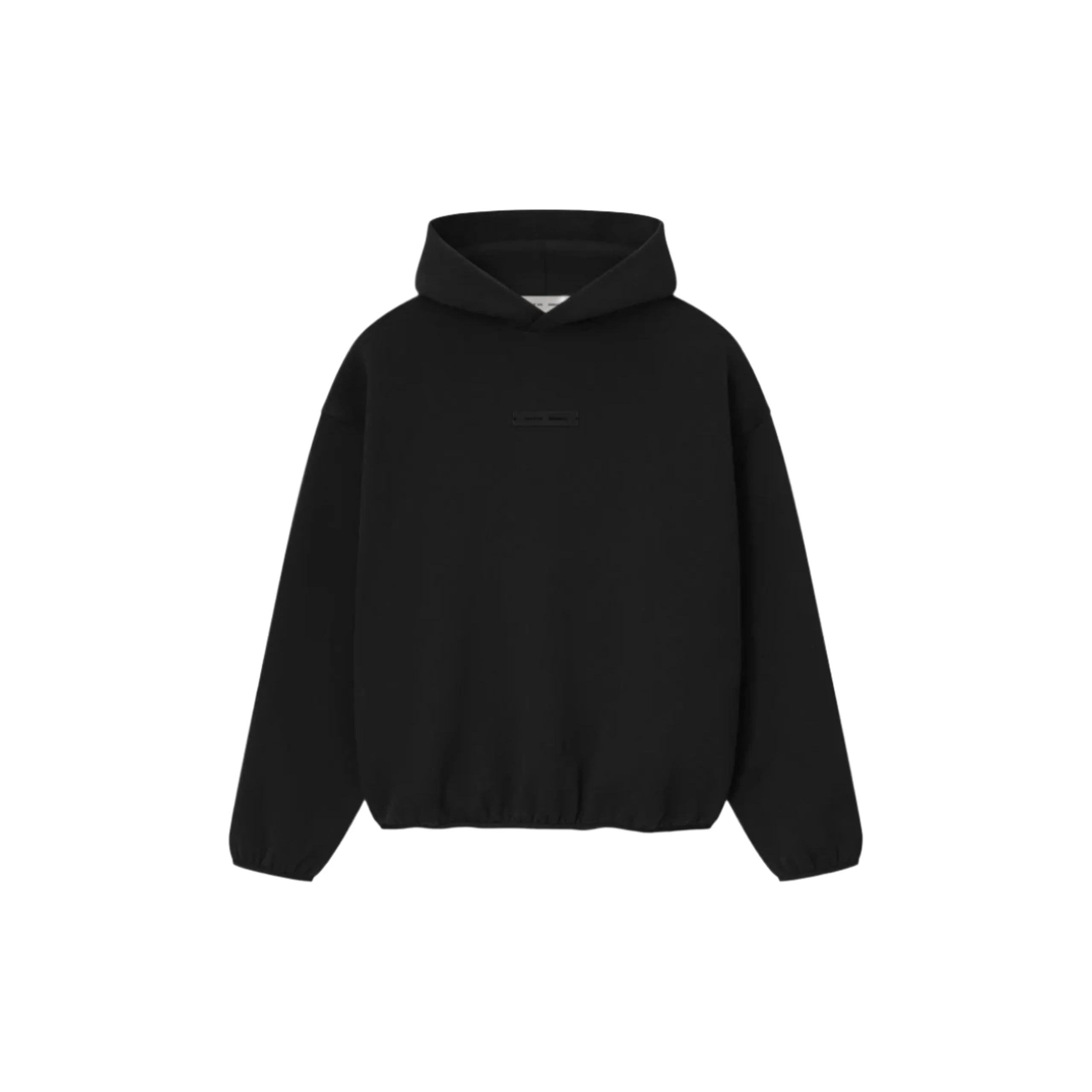 Fear of God Modern Fit Fleece Hoodie - Jet Black - Image 9