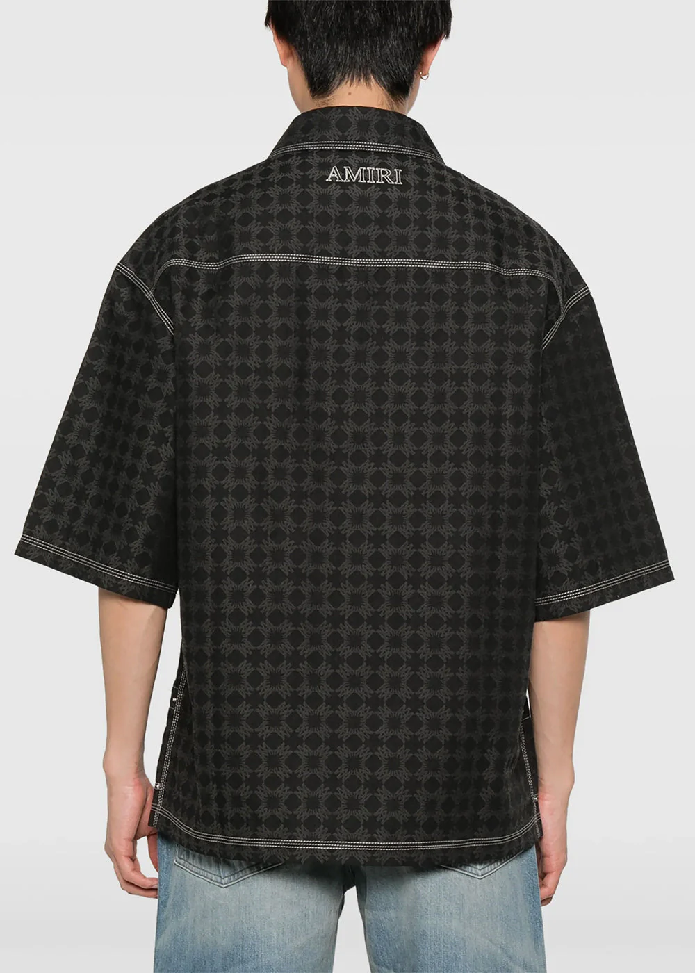 Amiri MA Quad Work Shirt - Black - Image 4