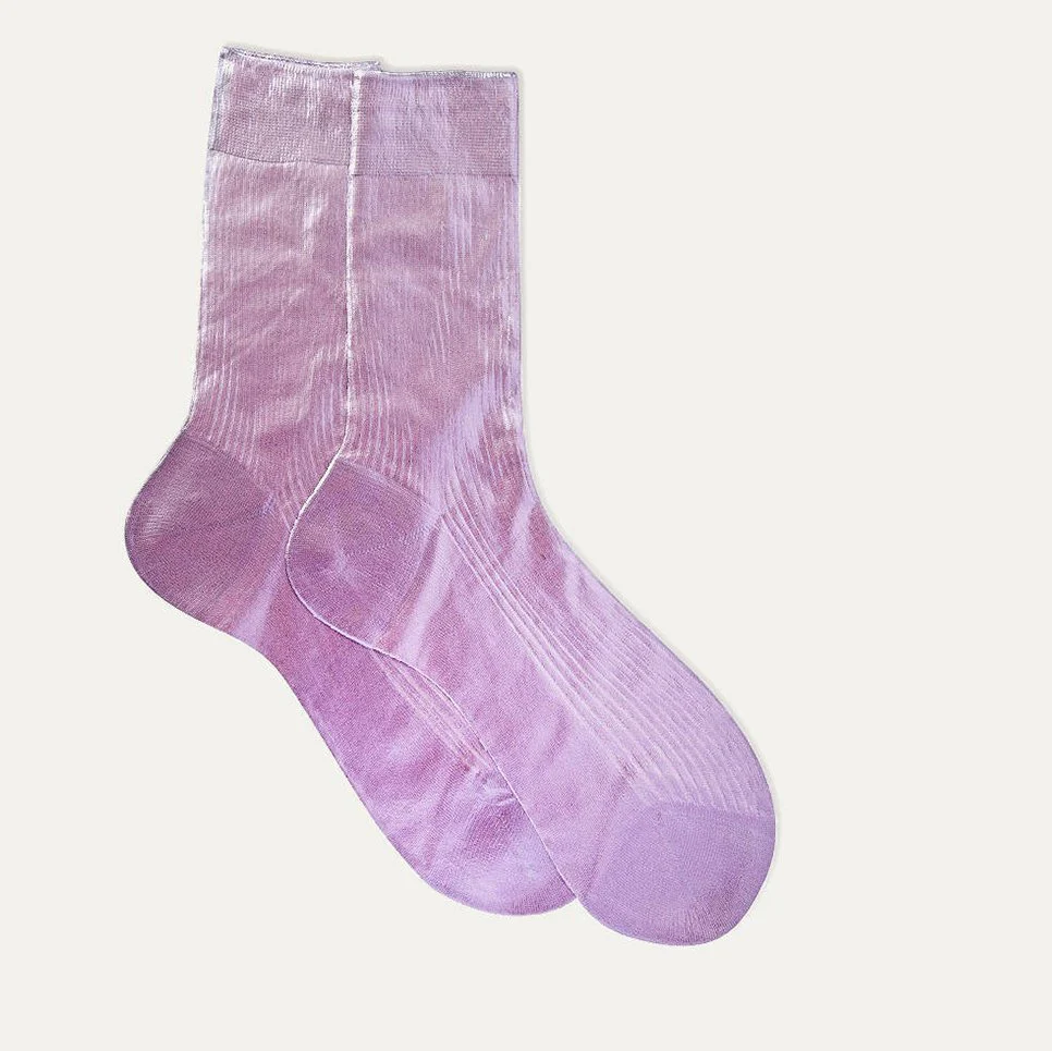 Maria La Rosa Ribbed Laminated Socks - Image 6