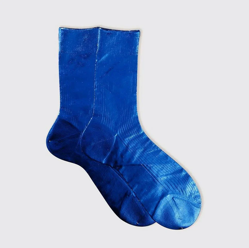 Maria La Rosa Ribbed Laminated Socks - Image 7