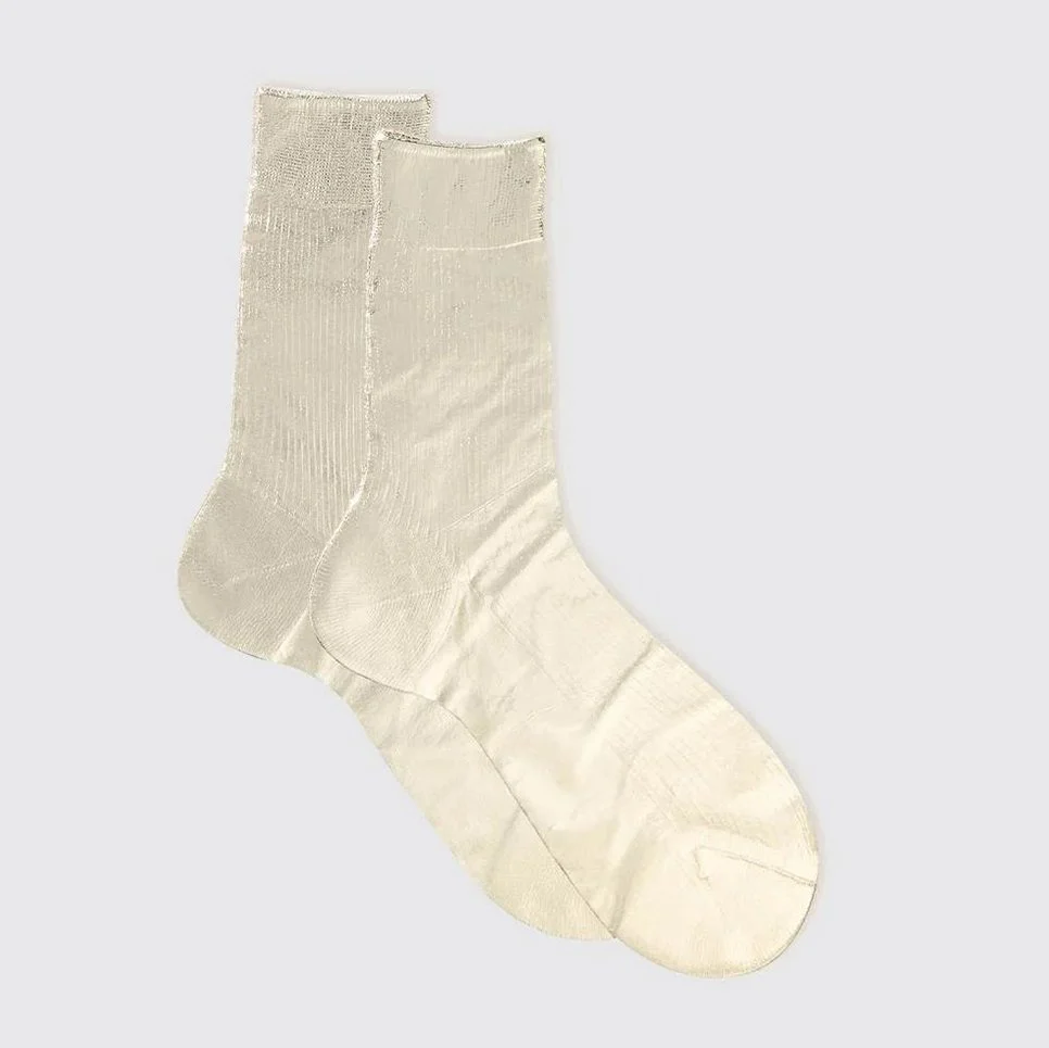 Maria La Rosa Ribbed Laminated Socks - Image 8