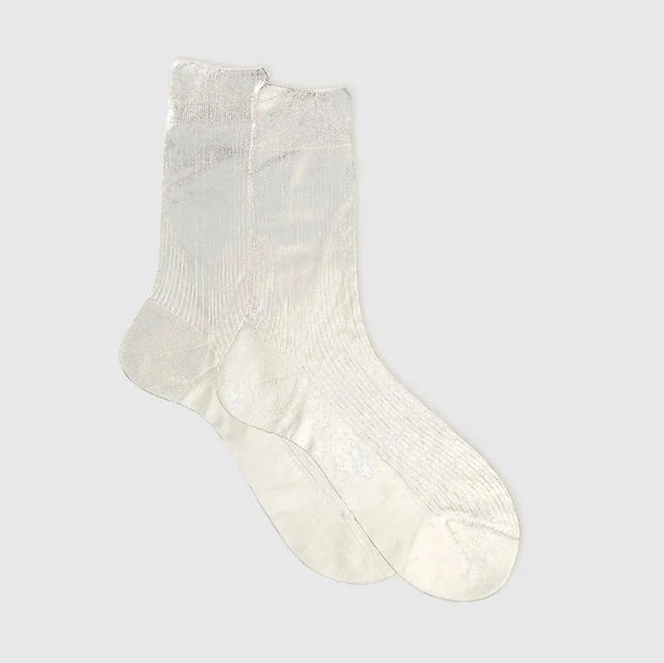 Maria La Rosa Ribbed Laminated Socks - Image 9