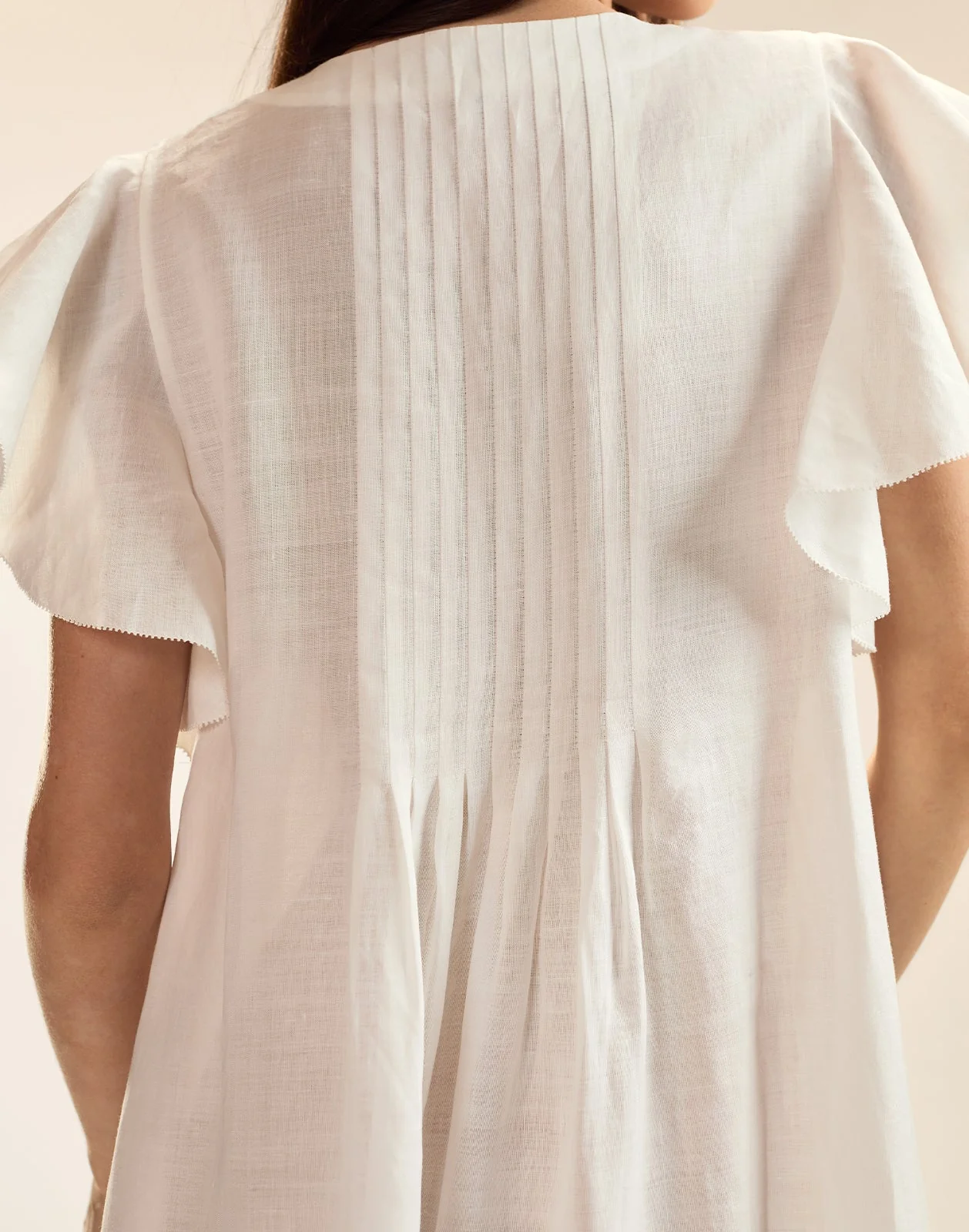 Cynthia Rowley Mallorca Ramie Kaftan - White - Image 3