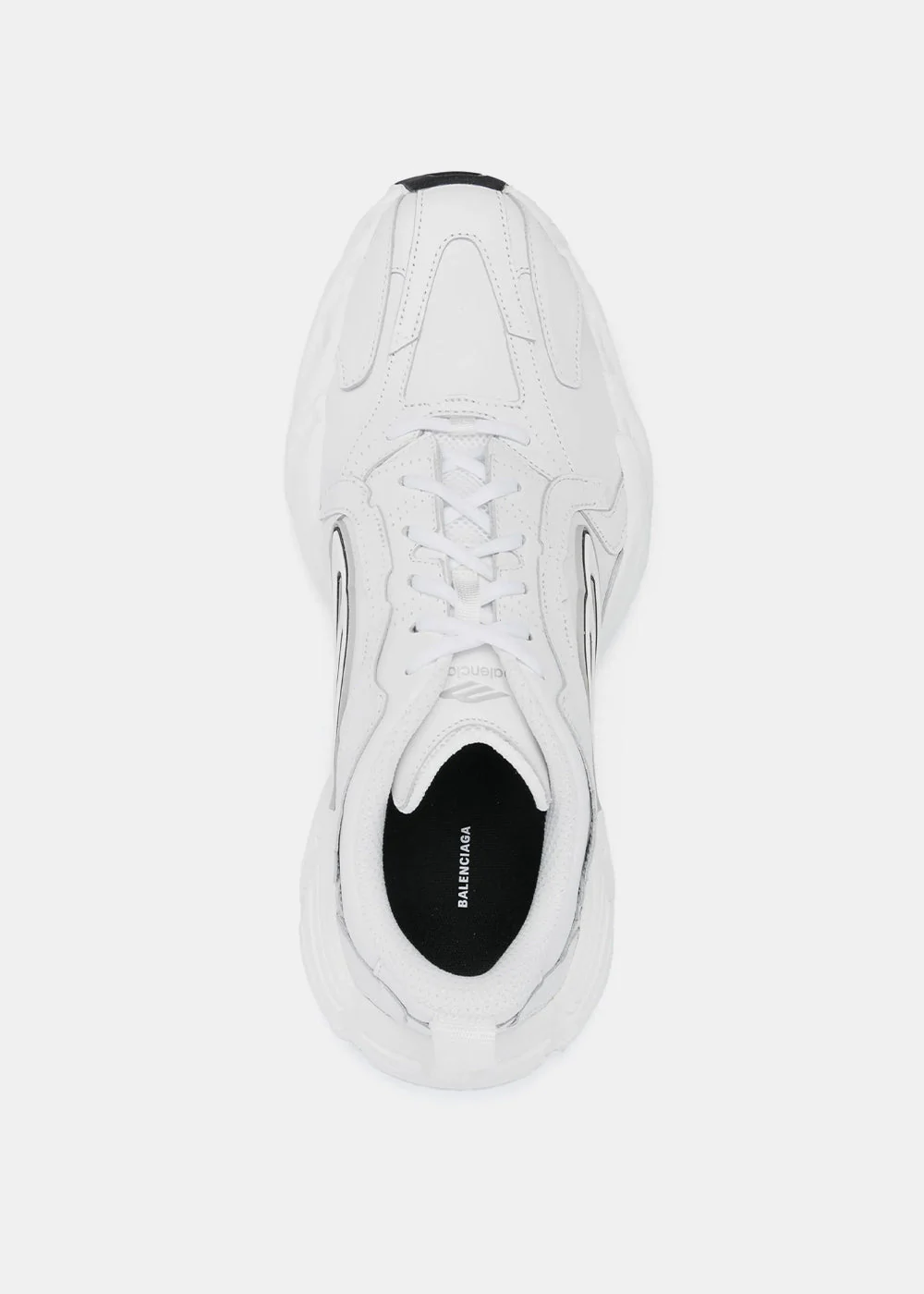 Balenciaga Monday Sneakers - White / Black / Grey - Image 4