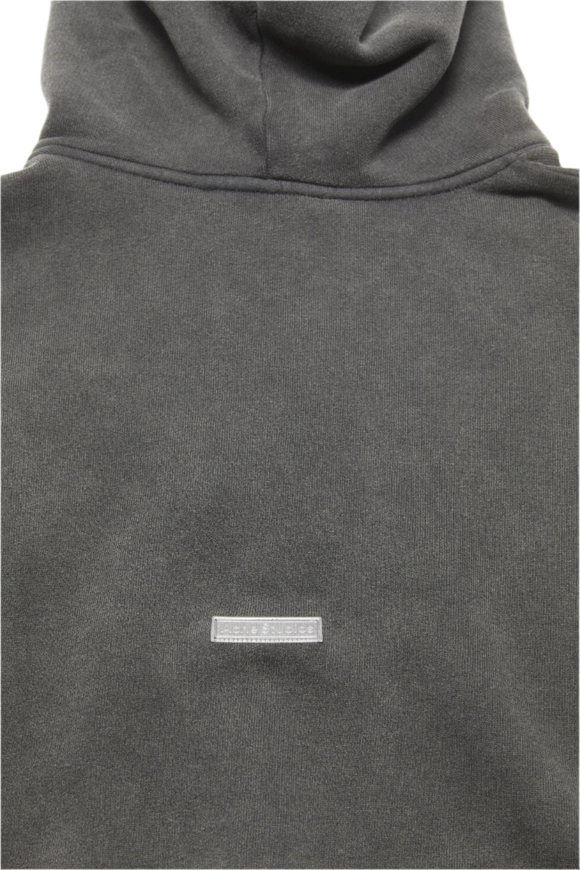 Acne Studios Hooded Sweater Logo Patch - Faded Black - Image 2
