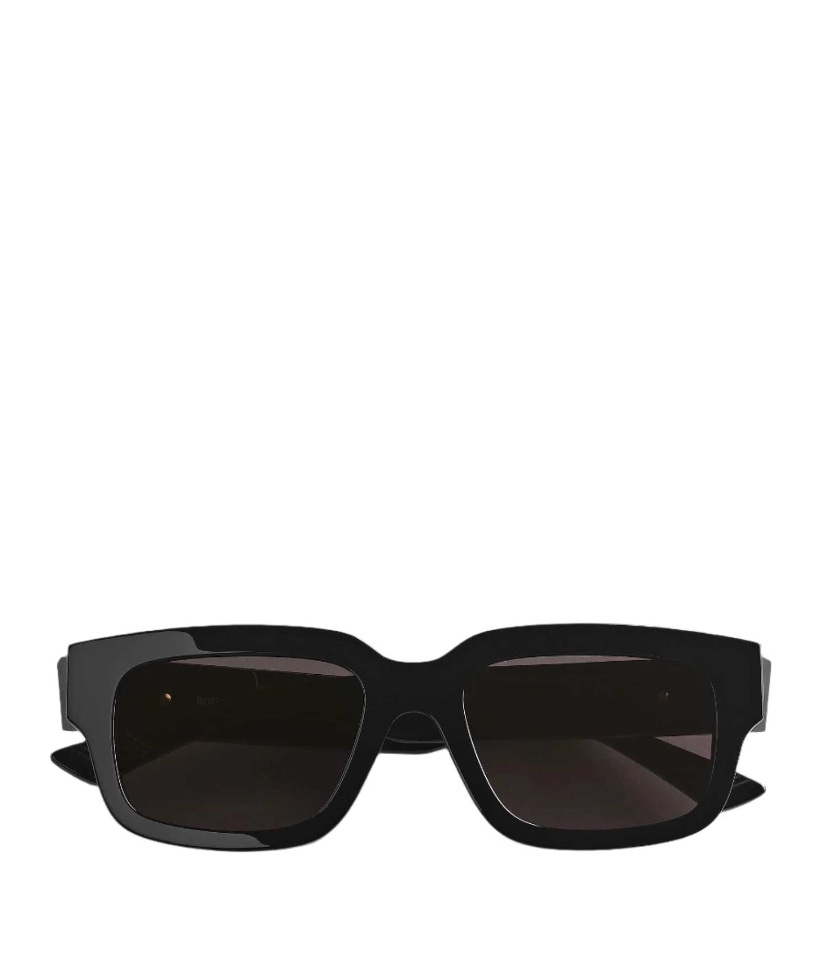 BOTTEGA VENETA Ultrathin Squared Sunglasses - Black/Grey