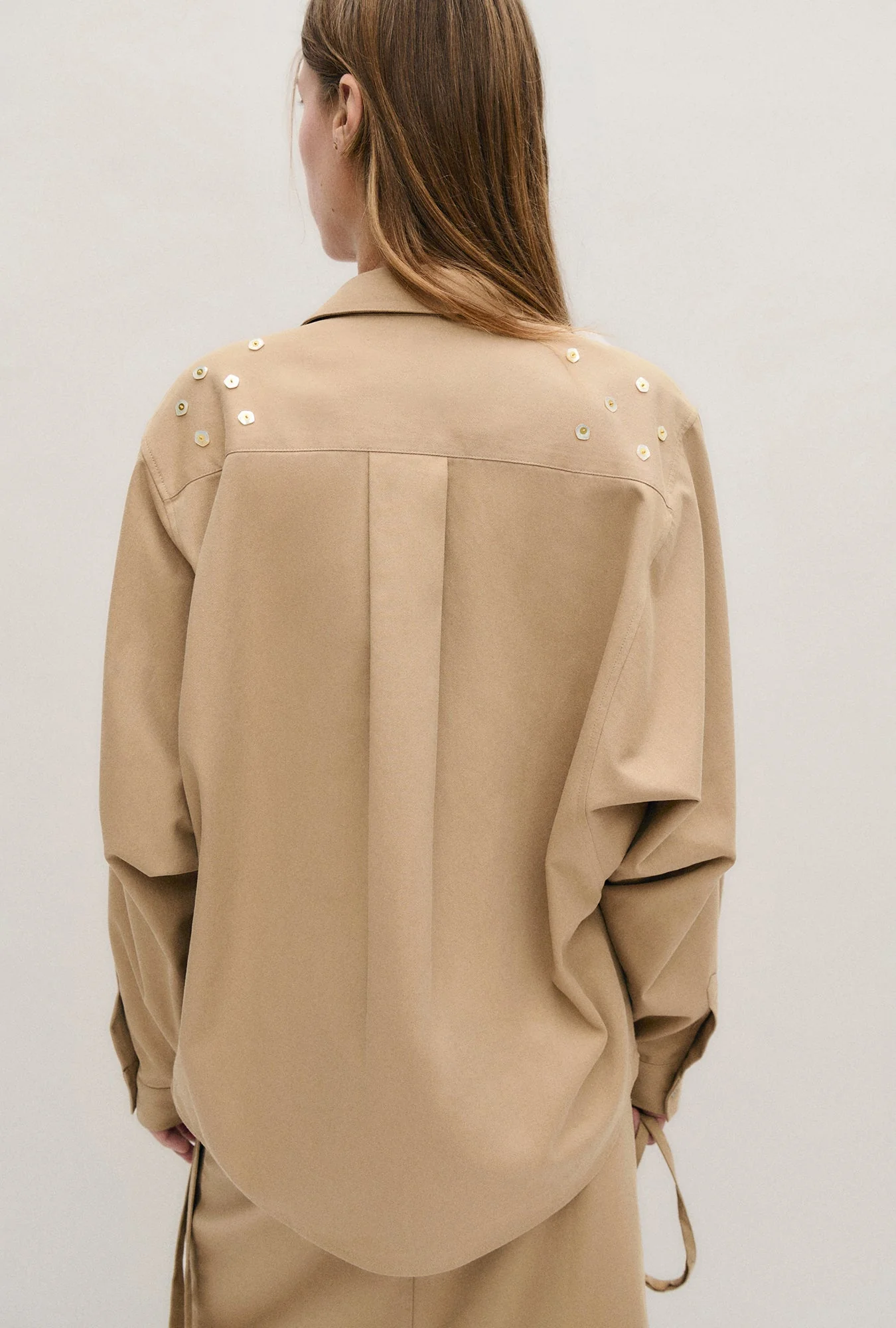 Silk Laundry Pearl Shirt - Cowrie - Image 4