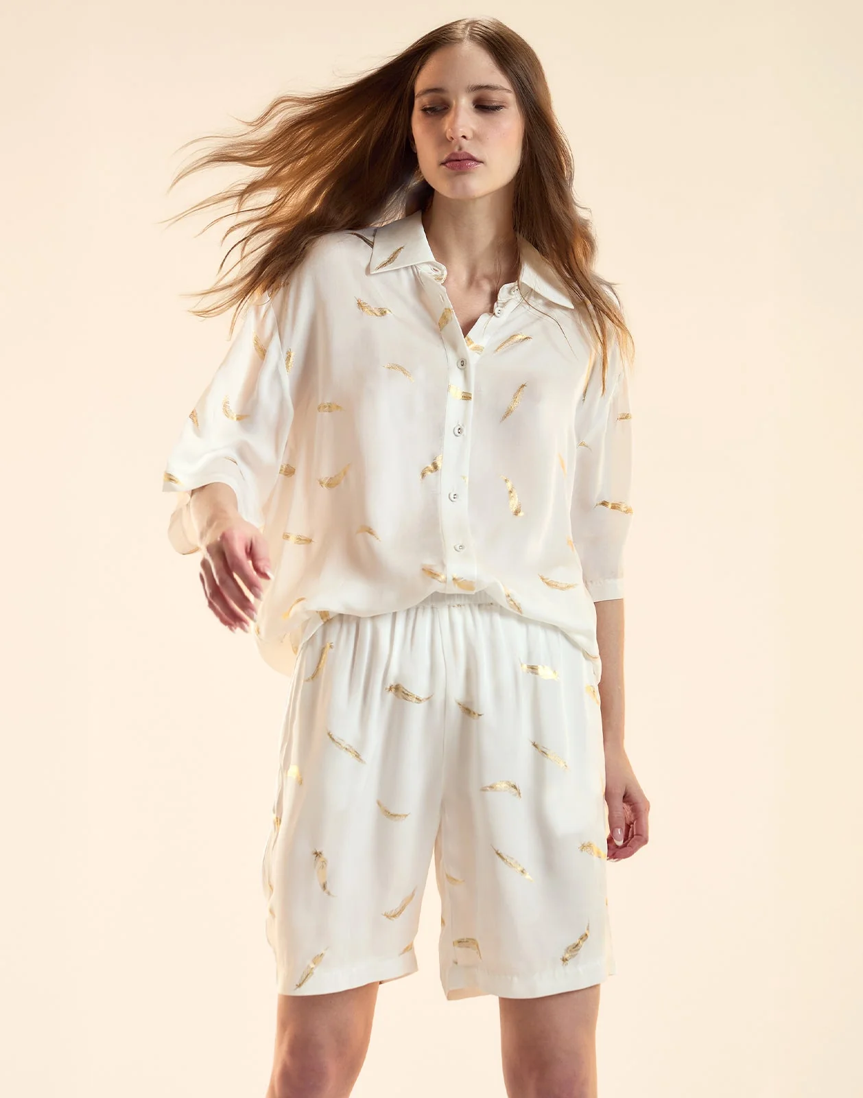 Cynthia Rowley Light as a Feather Camp Shirt - White - Image 3