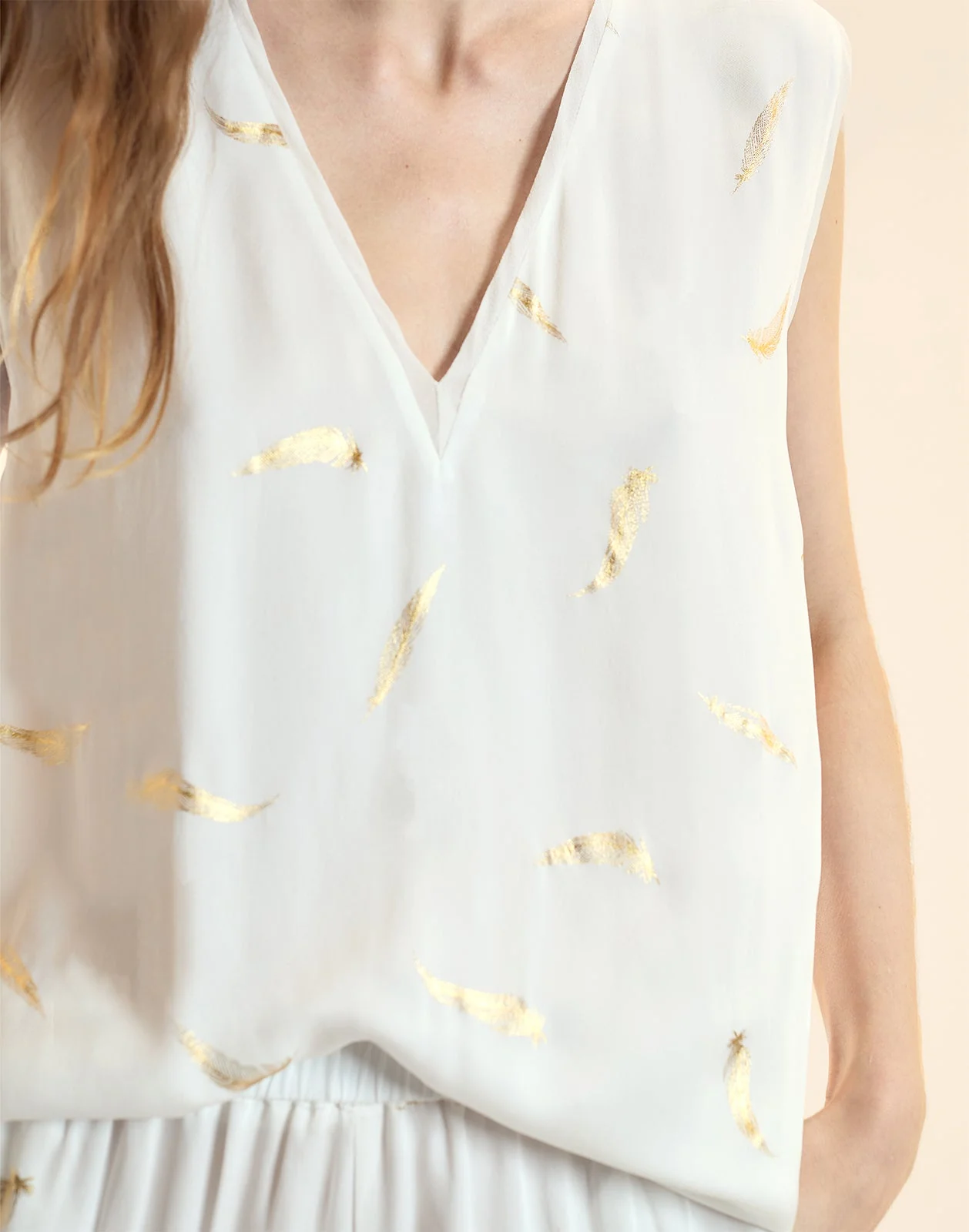 Cynthia Rowley Light as a Feather Top - White - Image 5