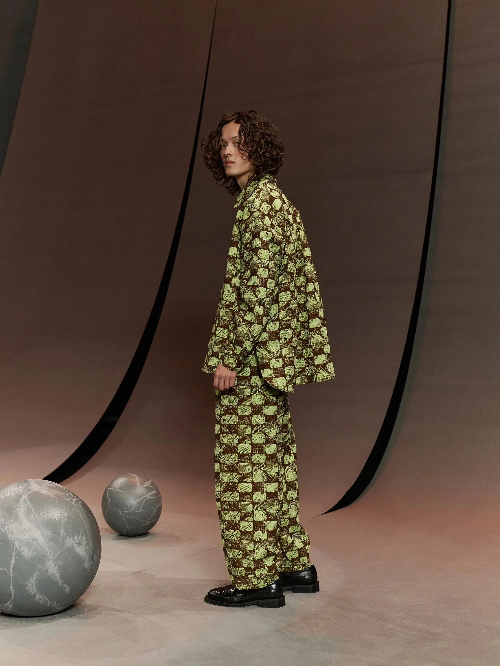 Henrik Vibskov Big Shirt Footprints Shirt - Image 2