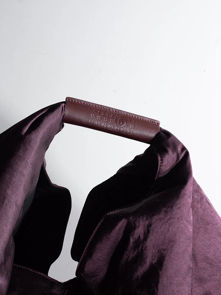 MM6 Maison Margiela Japanese Draped Tote Bag - Aubergine - Image 5