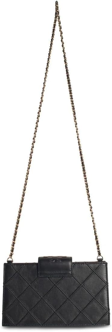 Tory Burch Fleming Mini Soft Chain Wallet - Black - Image 2