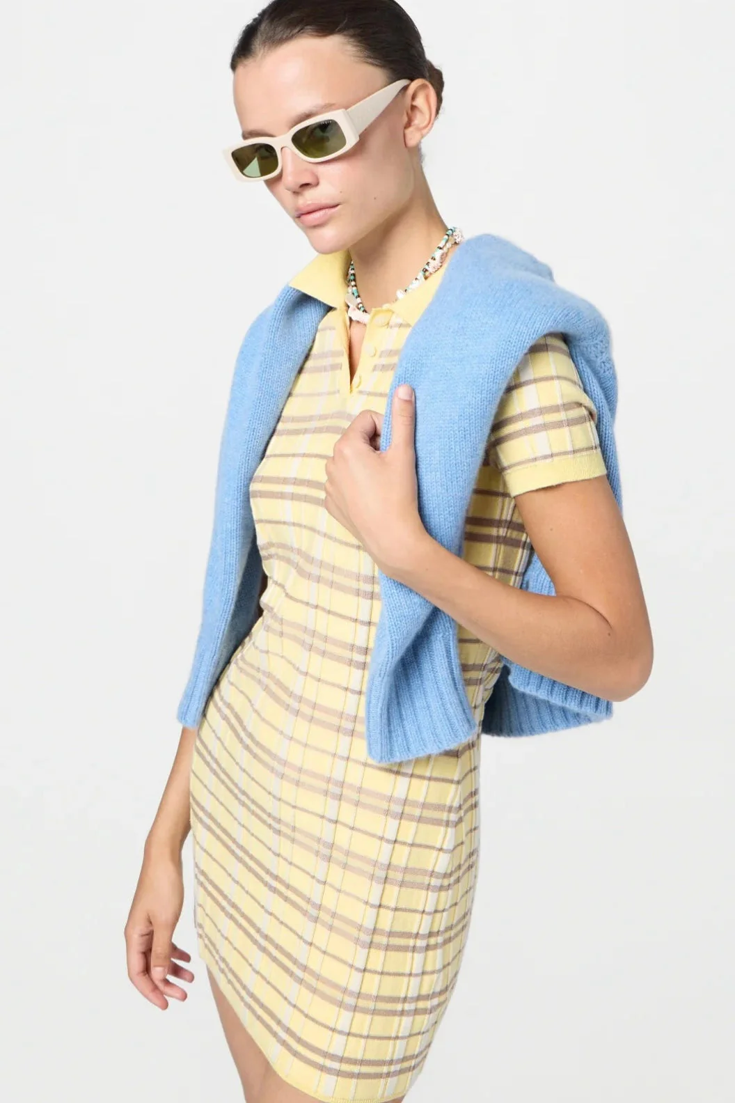 Guest in Residence Plaid Polo Dress - Image 2