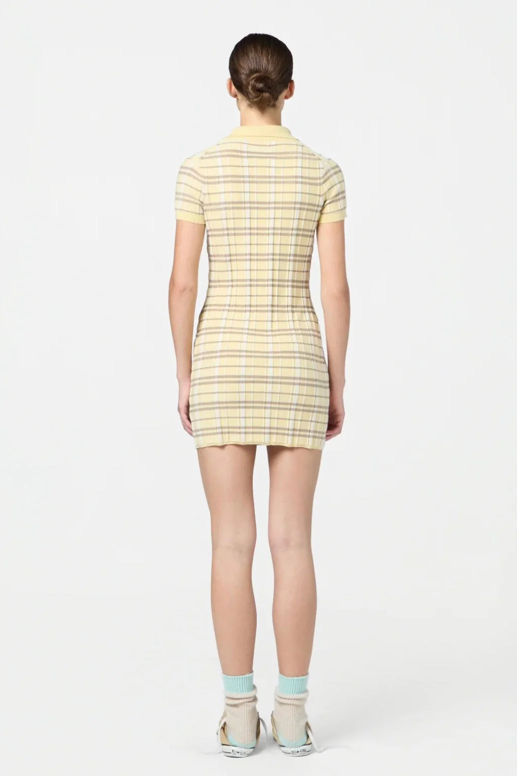 Guest in Residence Plaid Polo Dress - Image 4