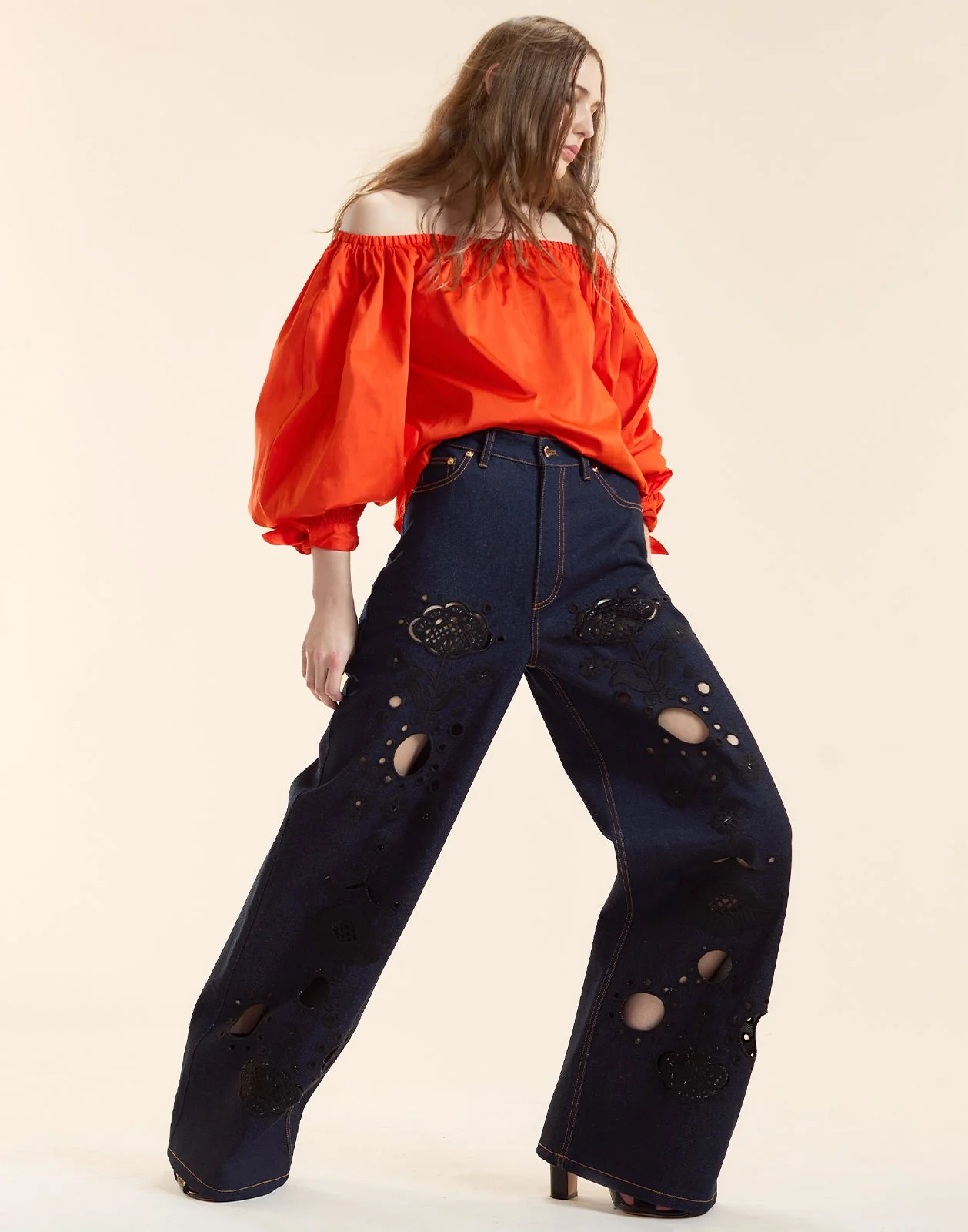 Cynthia Rowley The Bunny Blouse Blouse - Red - Image 2