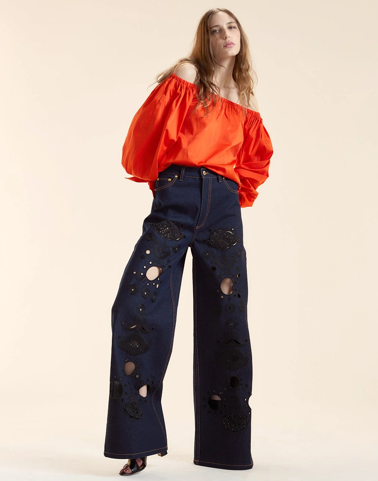 Cynthia Rowley The Bunny Blouse Blouse - Red - Image 3