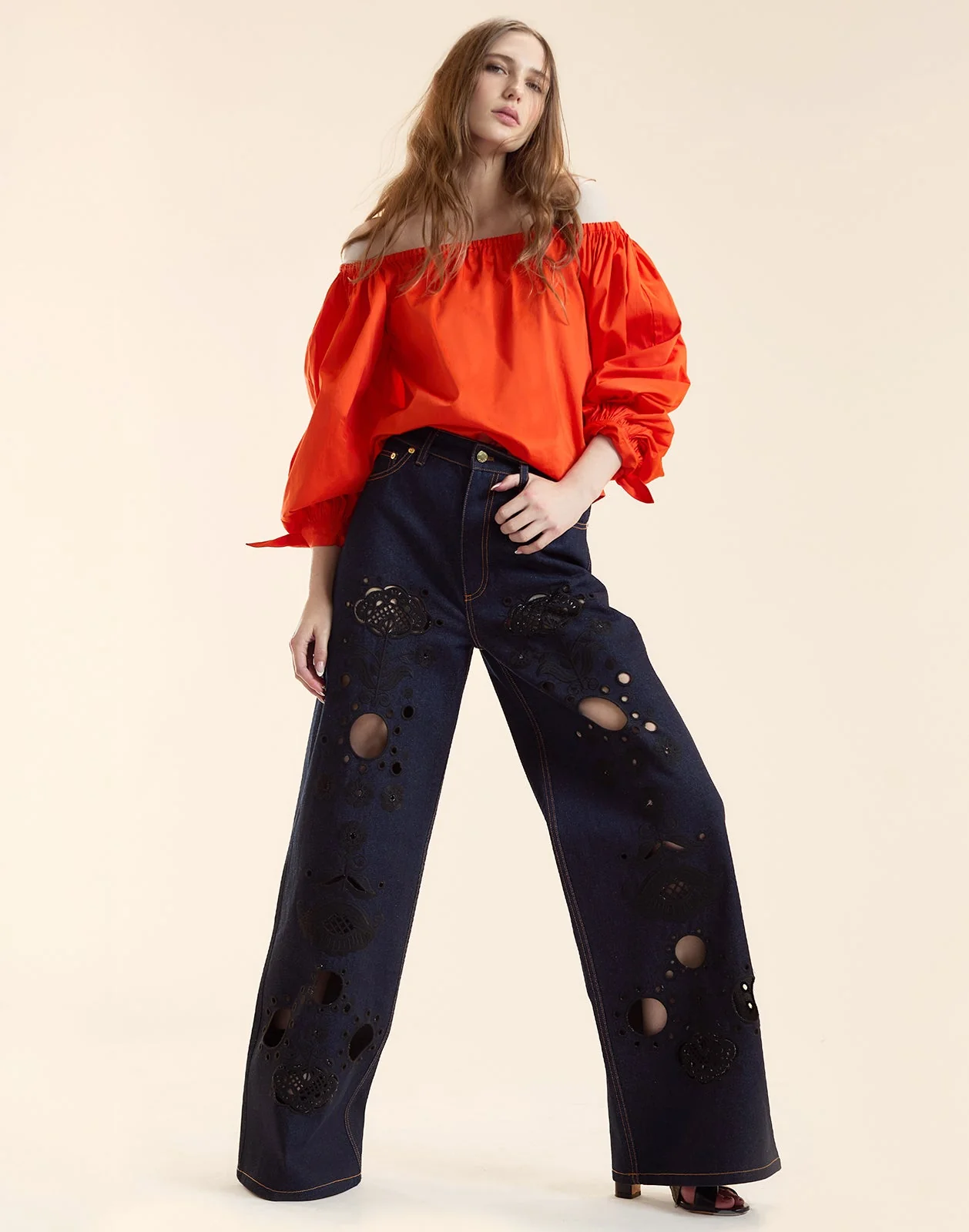 Cynthia Rowley The Bunny Blouse Blouse - Red - Image 4