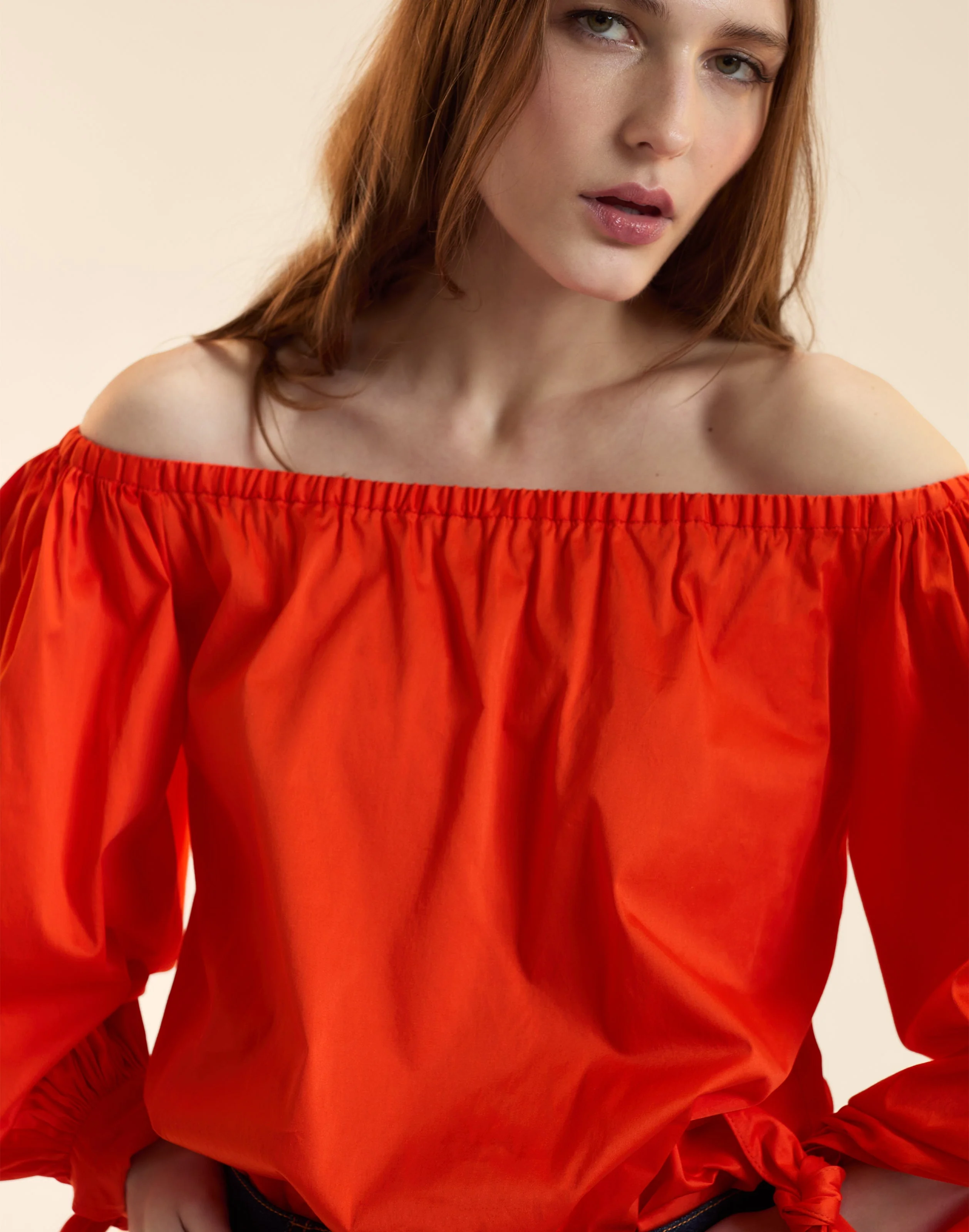 Cynthia Rowley The Bunny Blouse Blouse - Red - Image 5