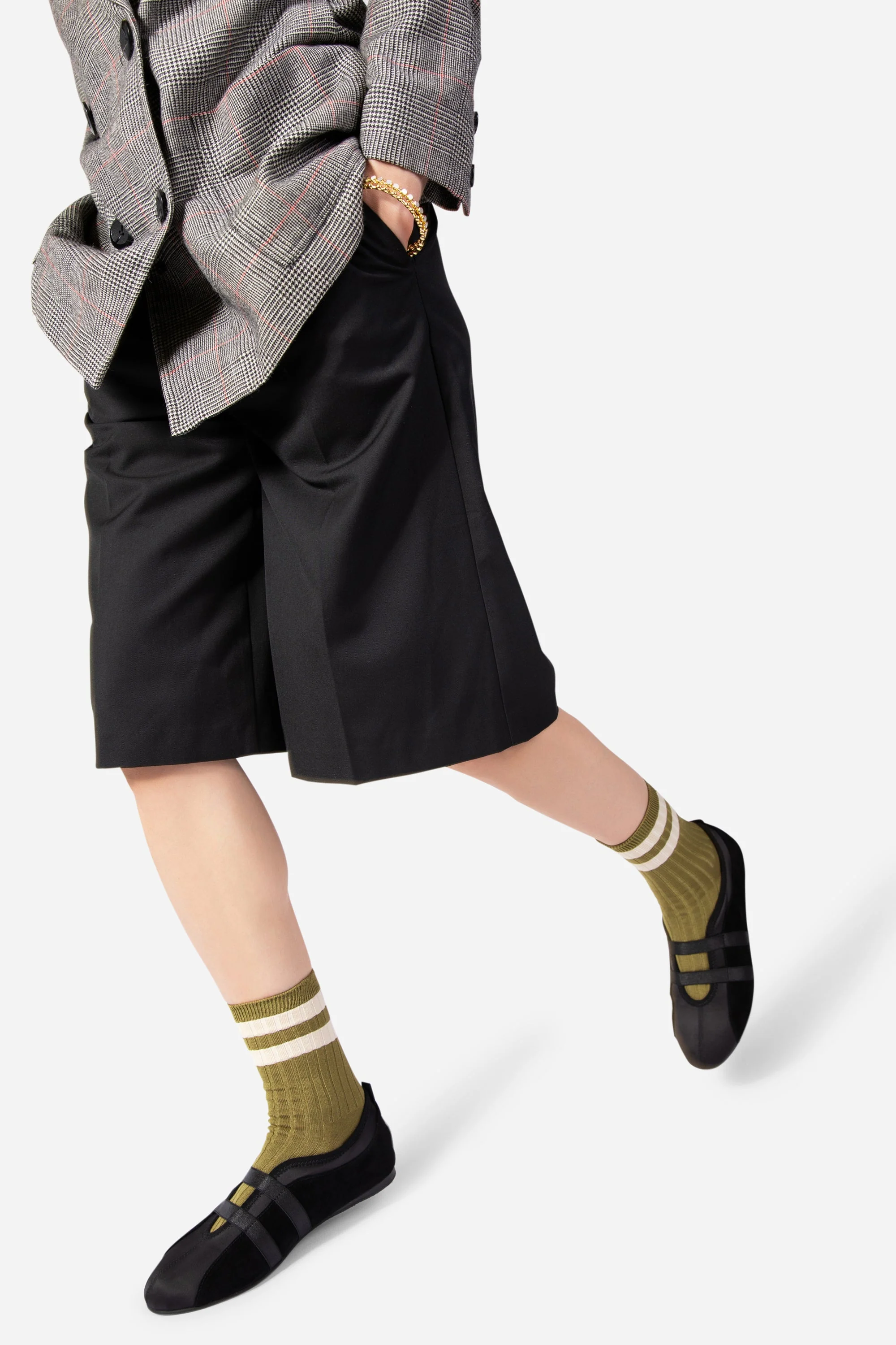 INTENTIONALLY __________. Sporty Suede Slip On Ballet Sneaker - Image 11