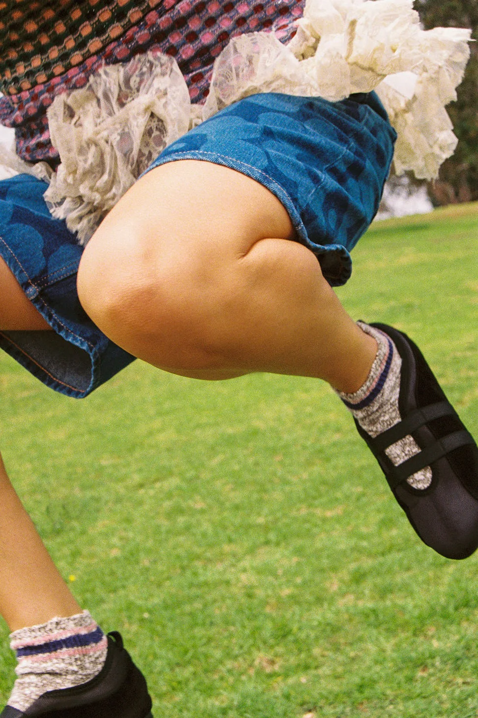 INTENTIONALLY __________. Sporty Suede Slip On Ballet Sneaker - Image 8