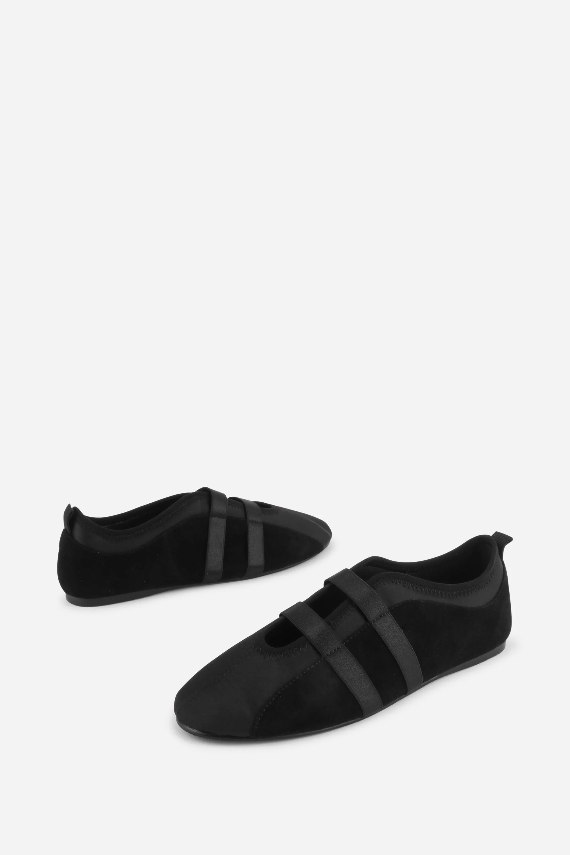 INTENTIONALLY __________. Sporty Suede Slip On Ballet Sneaker - Image 9