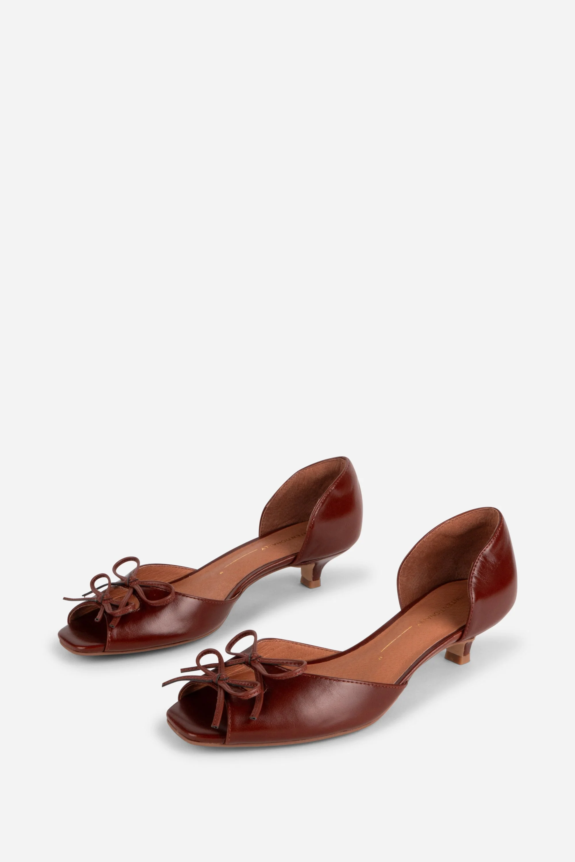"INTENTIONALLY __________." Carol Peep Toe Kitten Heel - Image 12