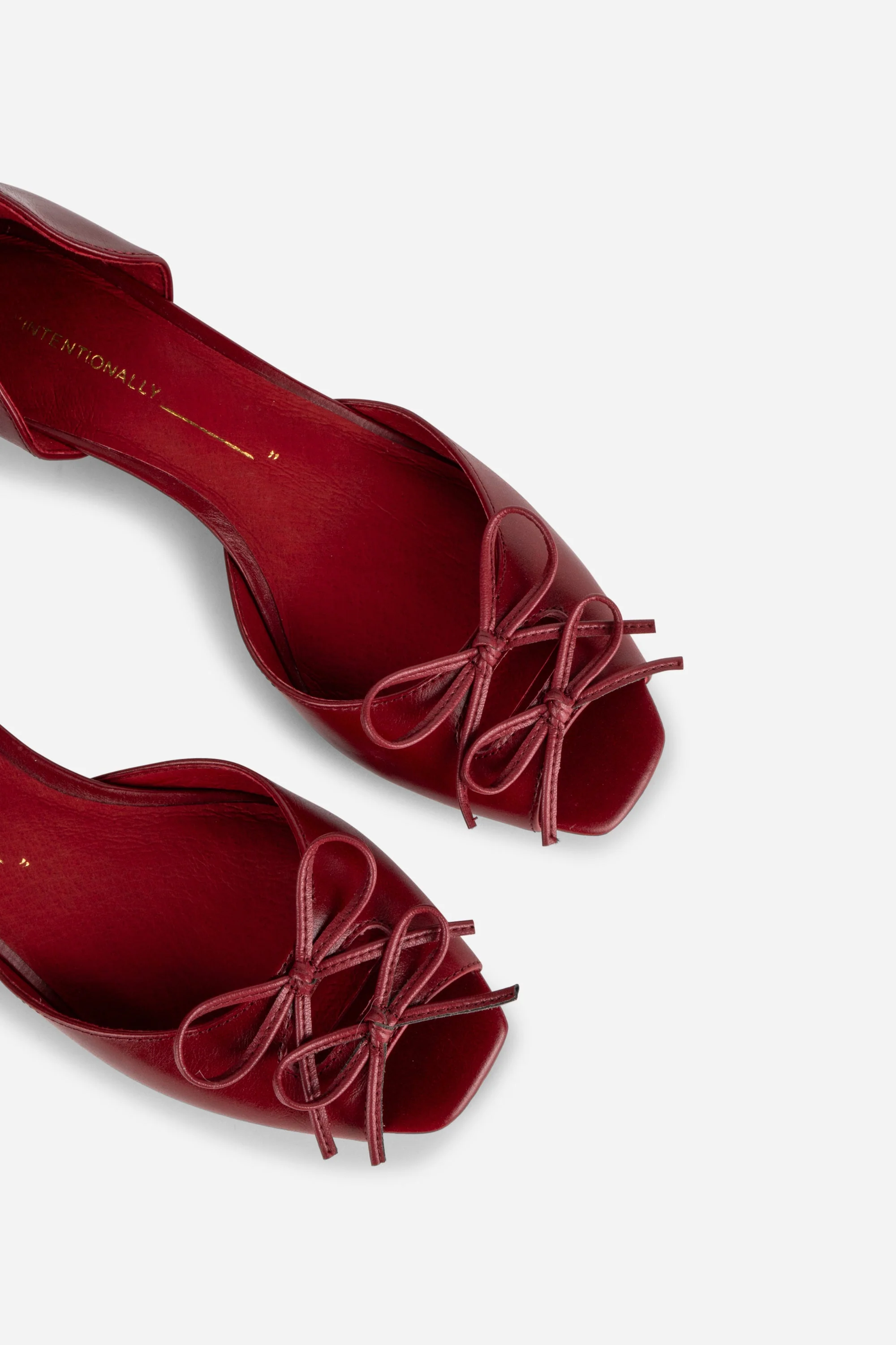 "INTENTIONALLY __________." Carol Peep Toe Kitten Heel - Image 4