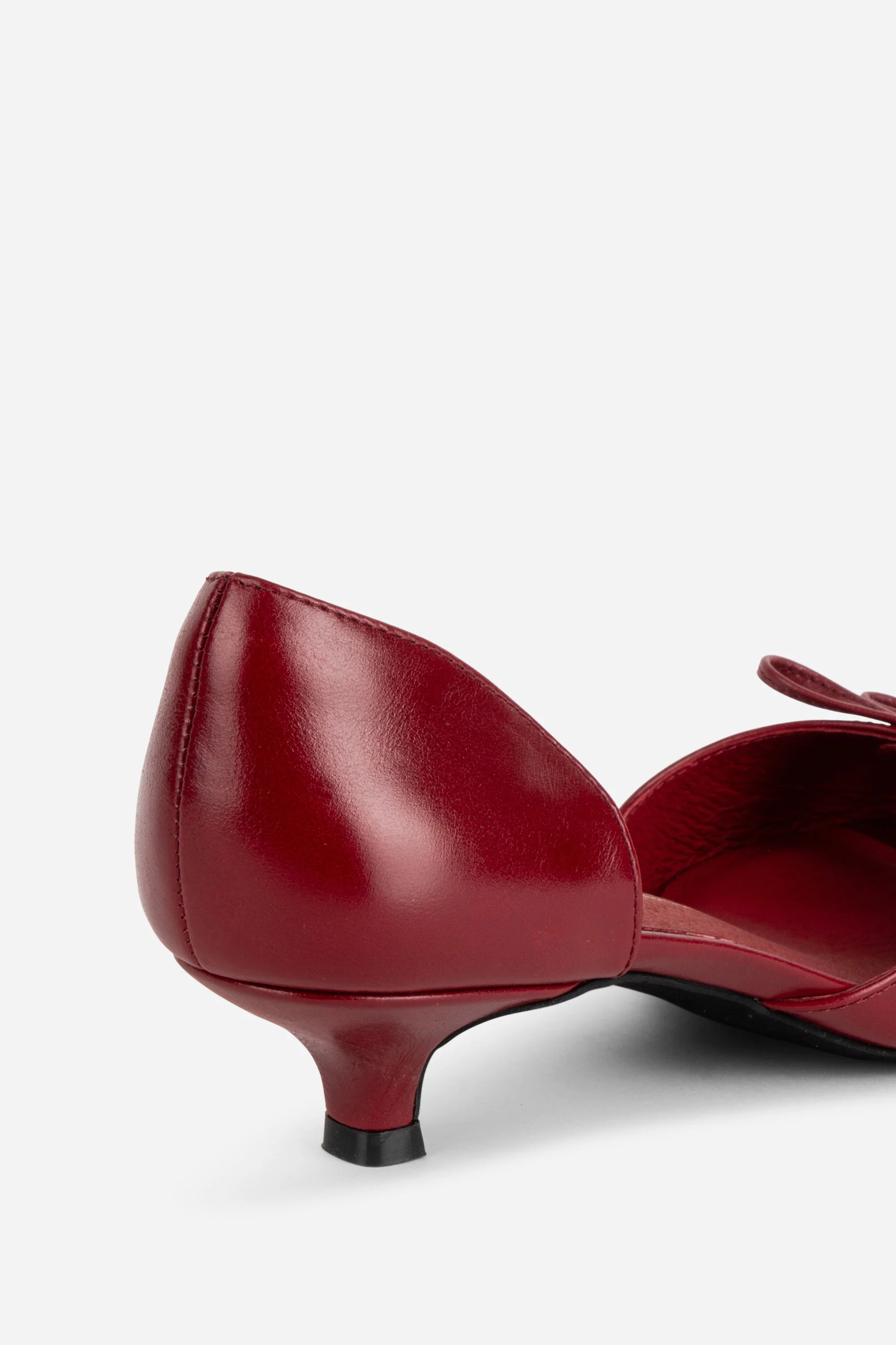 "INTENTIONALLY __________." Carol Peep Toe Kitten Heel - Image 5