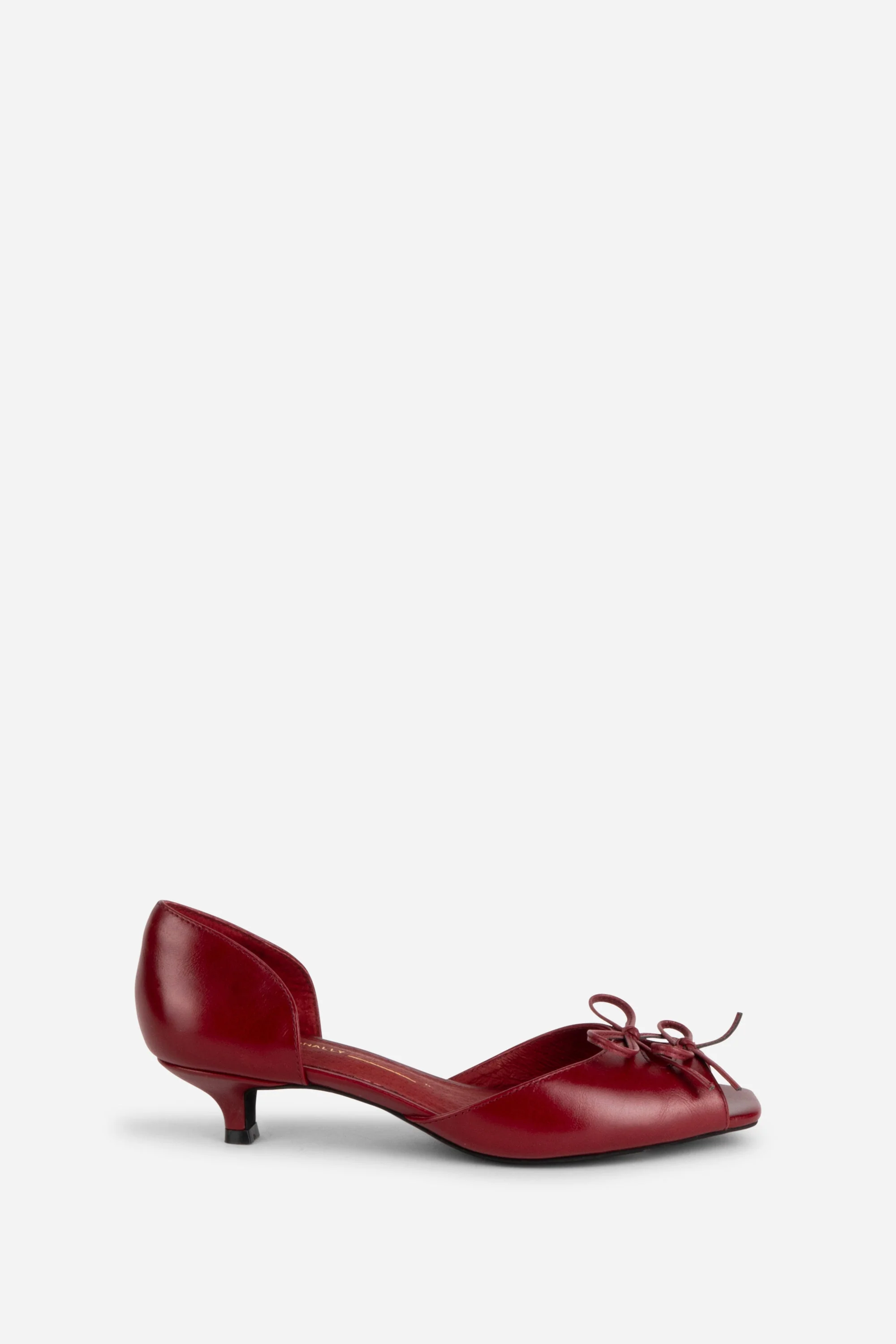 "INTENTIONALLY __________." Carol Peep Toe Kitten Heel - Image 6