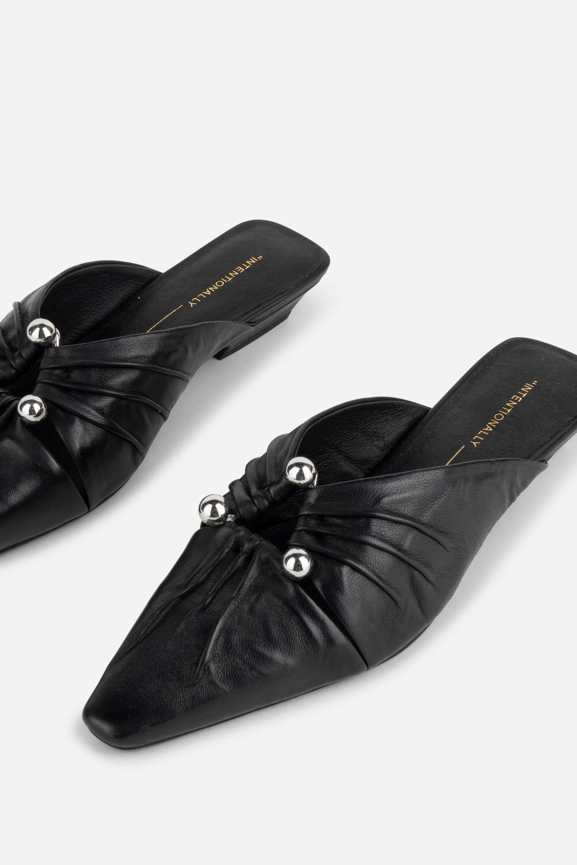 "INTENTIONALLY __________." Noah Pierced Mule - Image 4