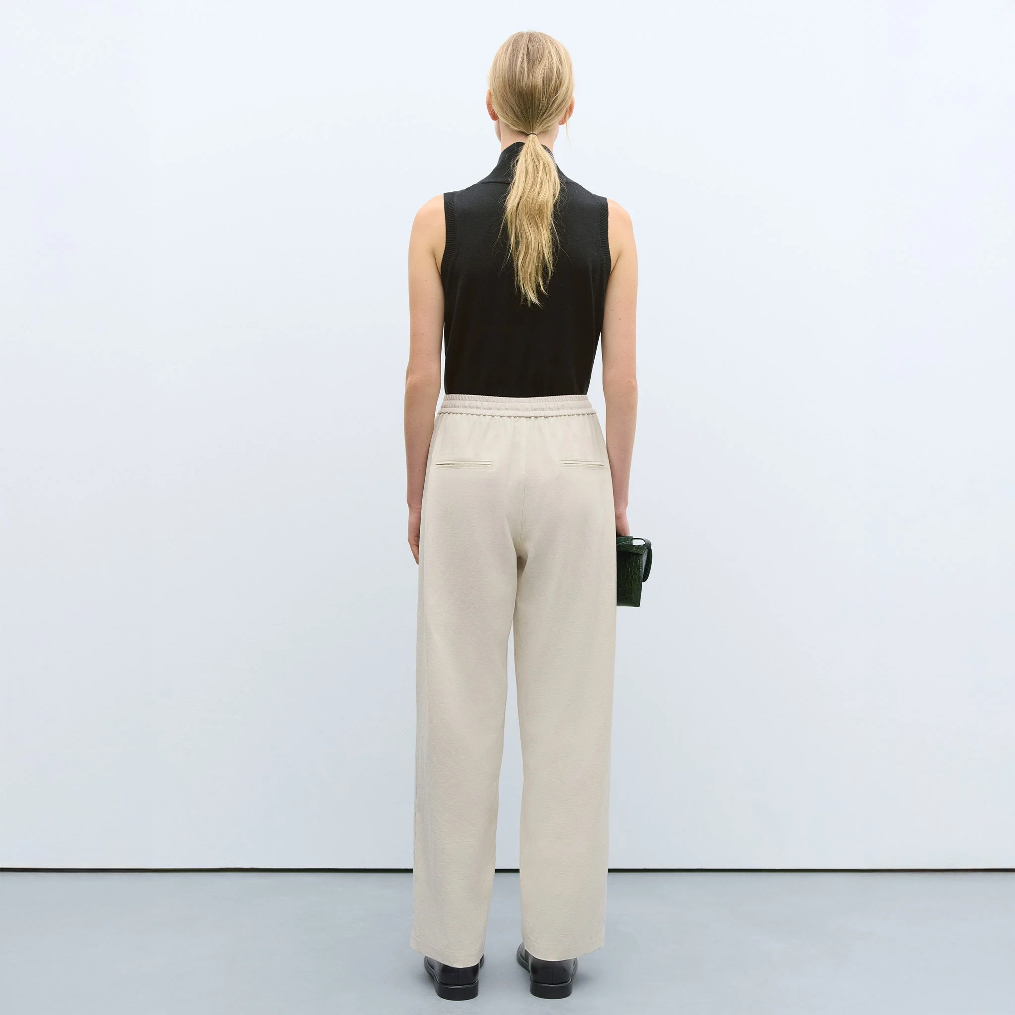 Cordera Relaxed Pants - Beige - Image 3