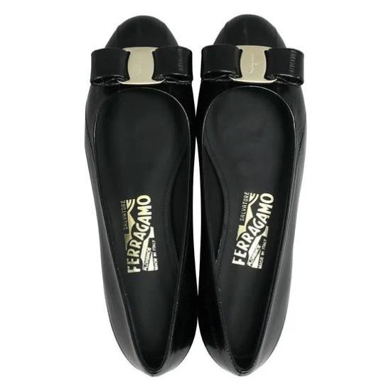 Salvatore Ferragamo Flat Shoes - Black - Image 3