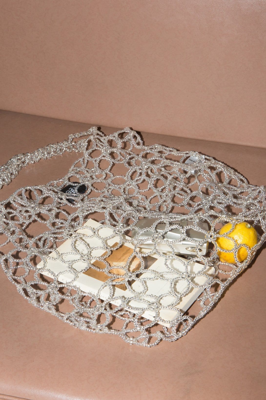 Mozhdeh Matin Flower Beaded Bag - Image 7