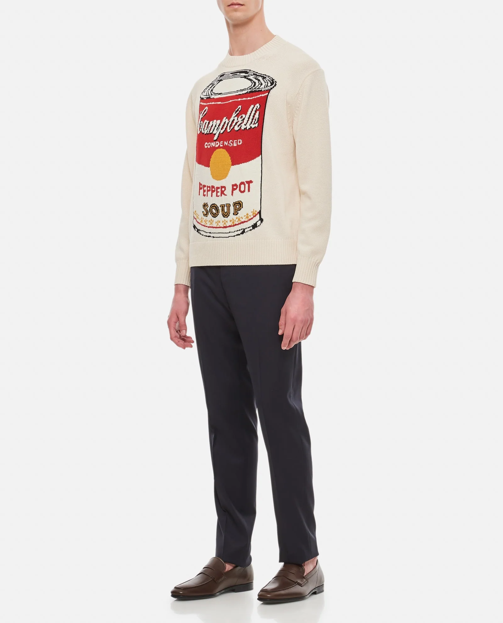 JUNYA WATANABE Crewneck Printed Sweatshirt - MultiColour - Image 2