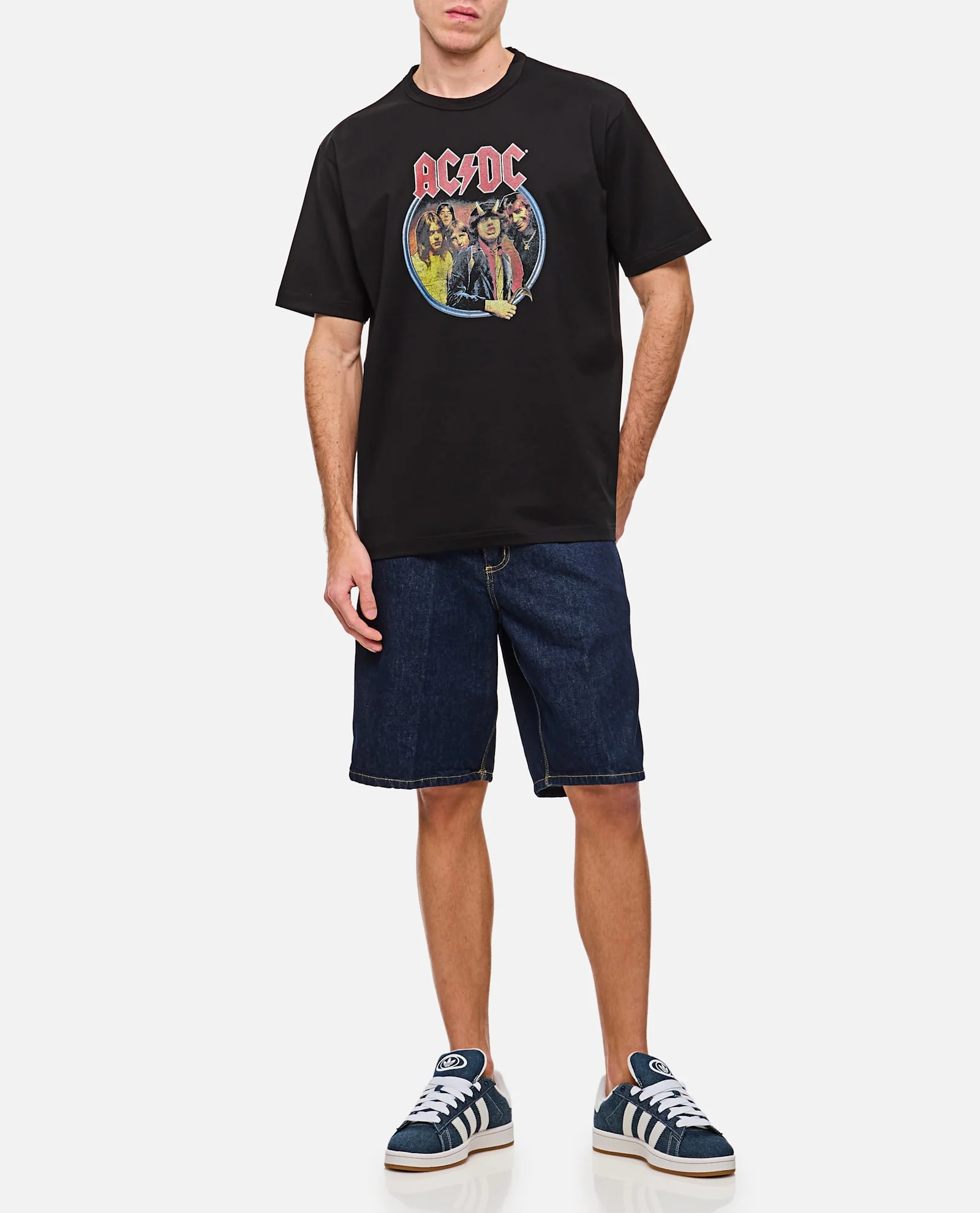 JUNYA WATANABE Ac/dc Printed T-shirt - Black - Image 2