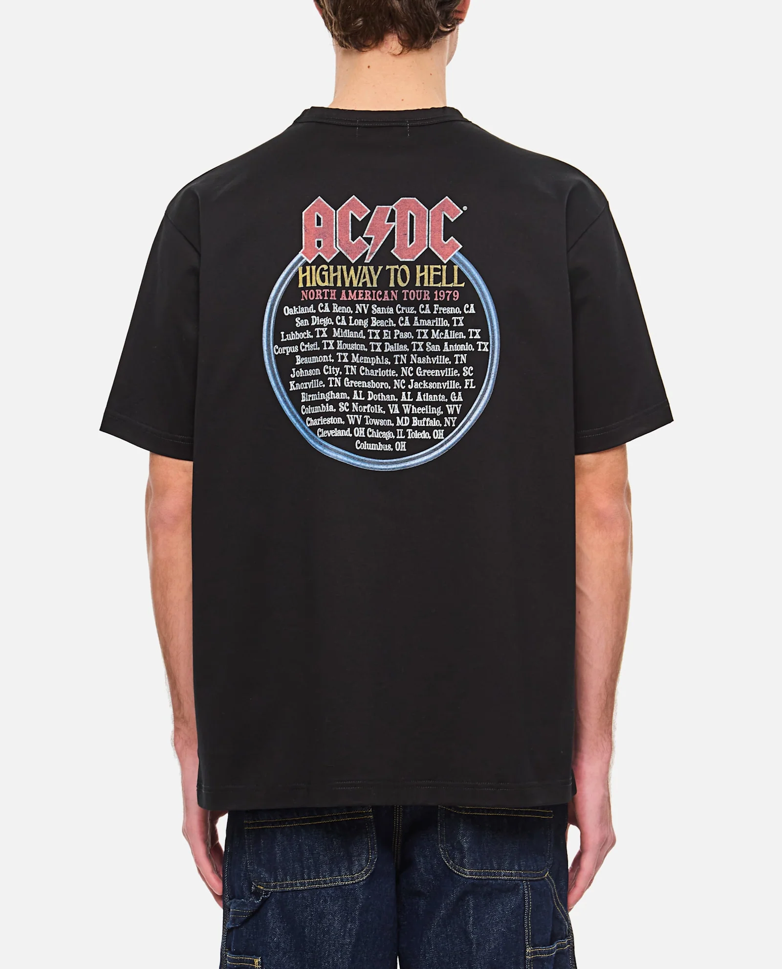 JUNYA WATANABE Ac/dc Printed T-shirt - Black - Image 3