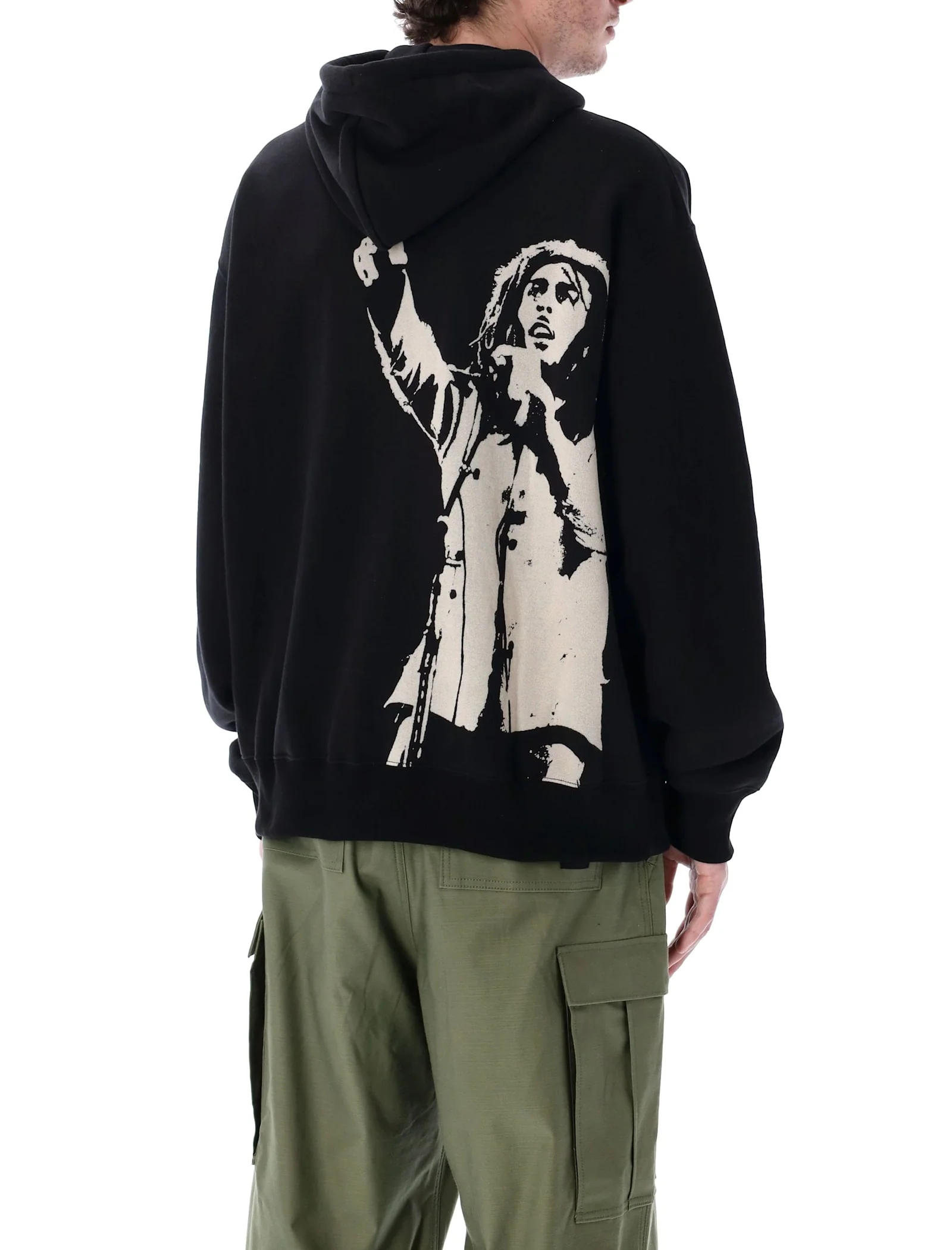 JUNYA WATANABE Bob Marley Hoodie - Black - Image 2