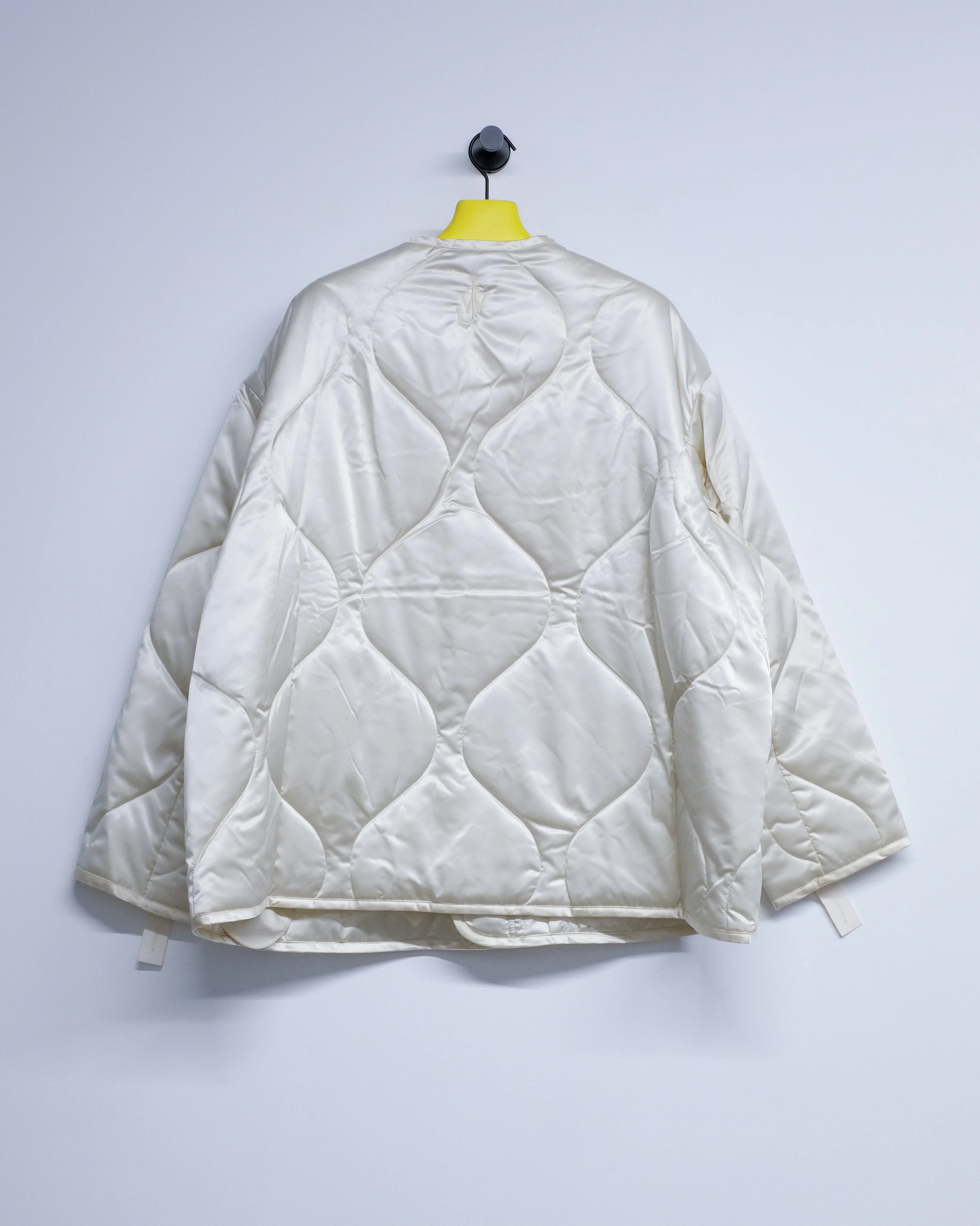 JW ANDERSON Ivory Nylon Oversized Quilted Jacket - Image 11