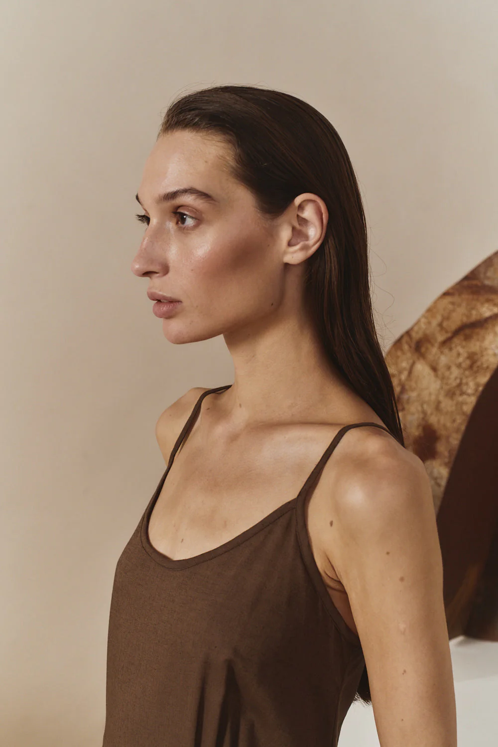 Datura Godet Slip Dress - Image 4