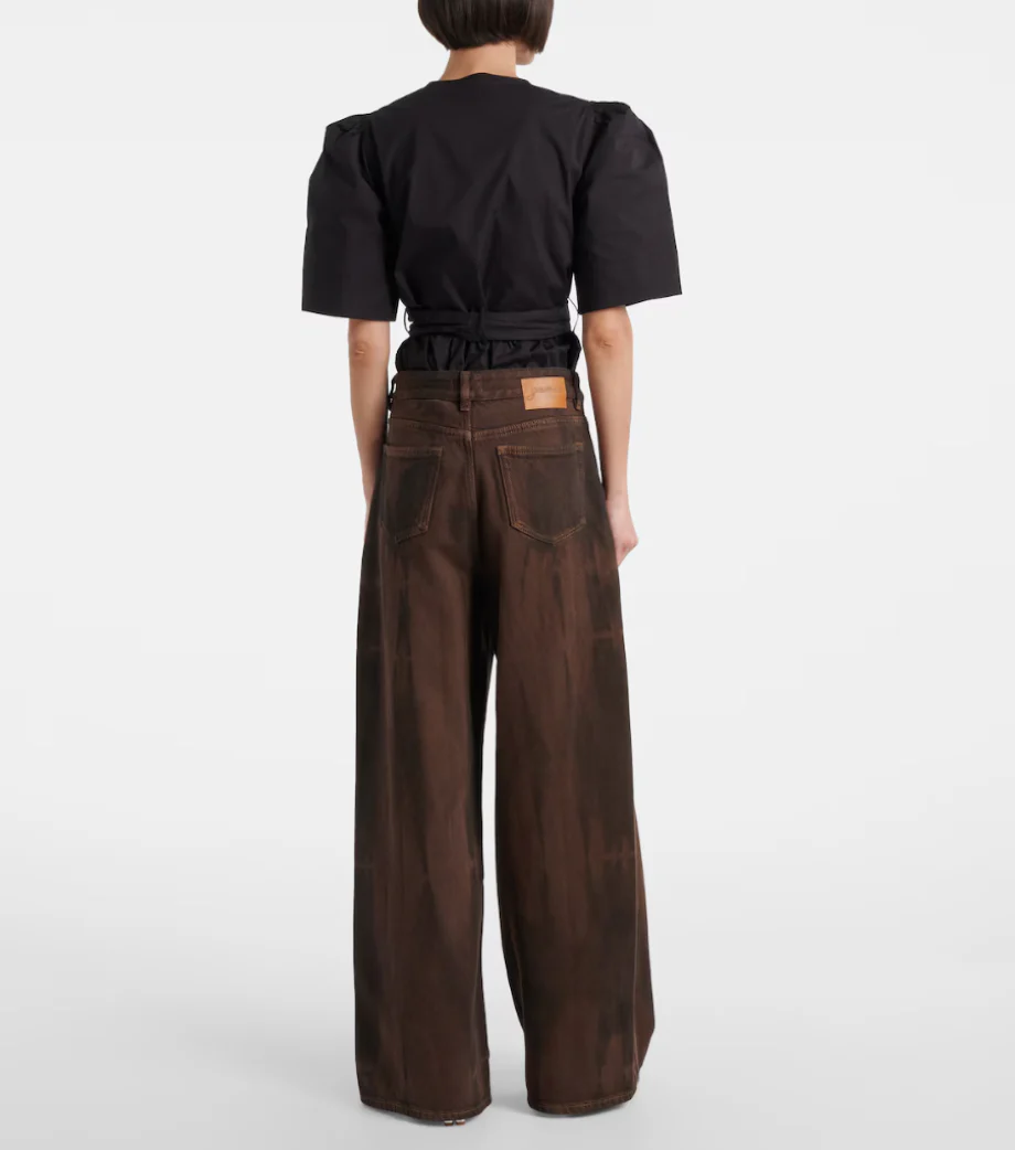 Ganni Overdyed Heavy Denim Baggy Jeans - Image 2