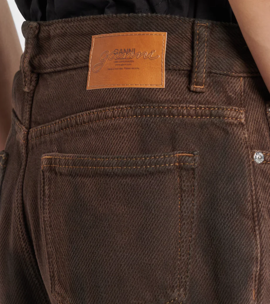 Ganni Overdyed Heavy Denim Baggy Jeans - Image 6
