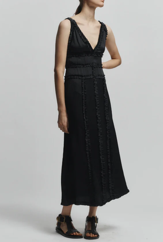 Saint Art Nola Embellished Silk Dress - Image 2