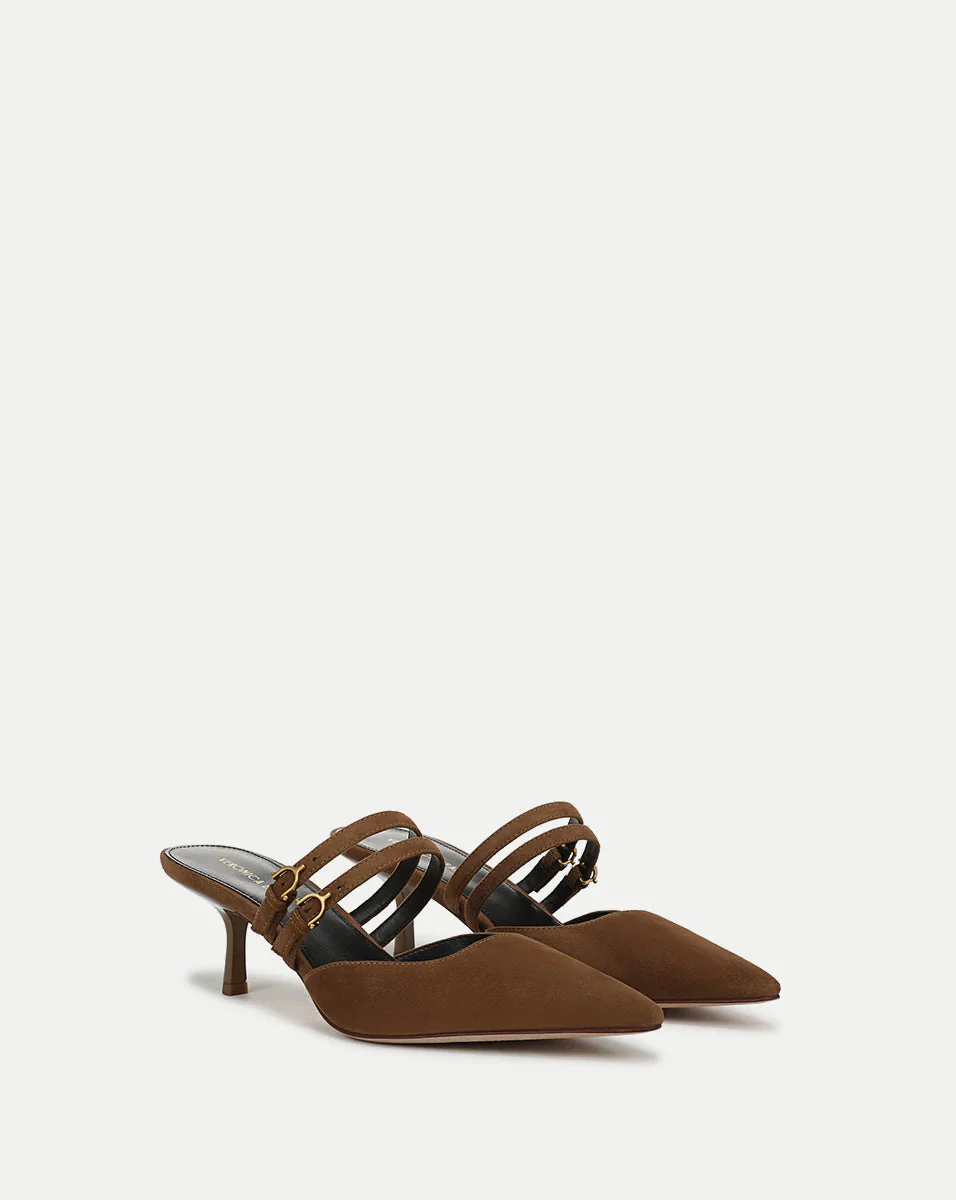 Veronica Beard Corrie Kitten Heel Mule - Image 2