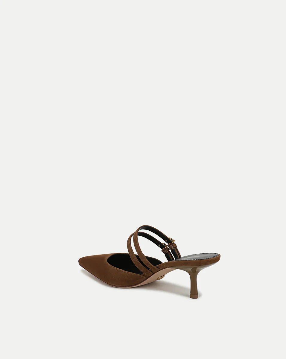 Veronica Beard Corrie Kitten Heel Mule - Image 4