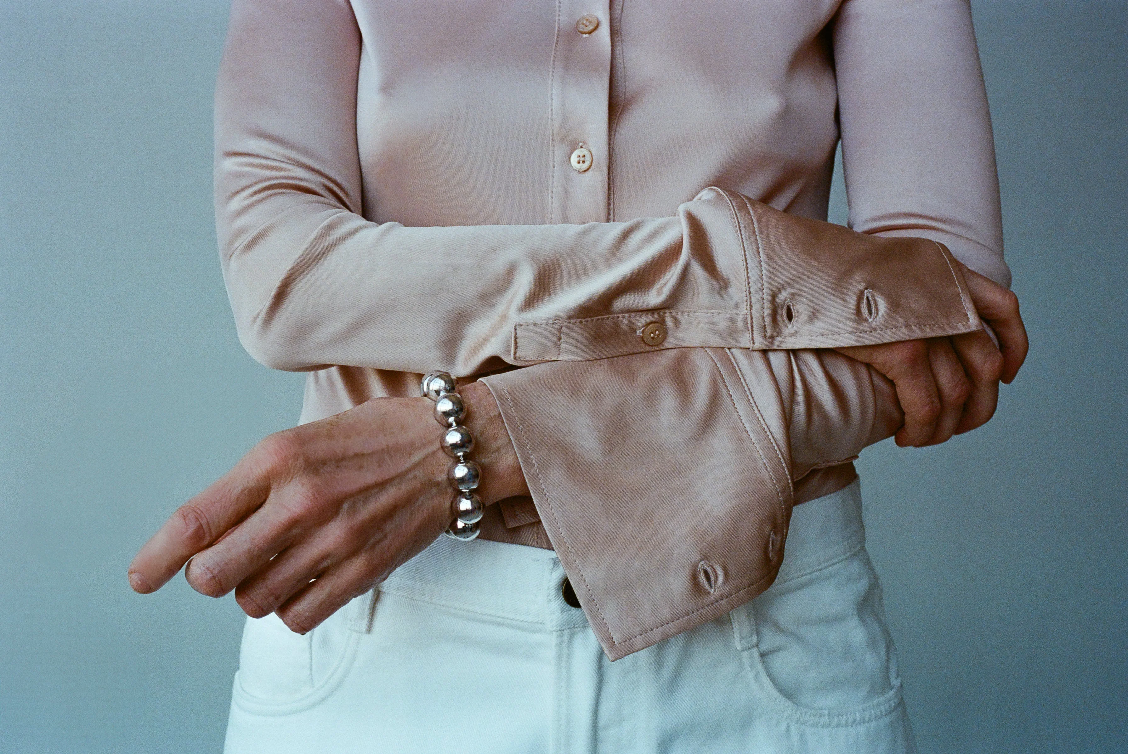 Jasmin Sparrow Flow Bracelet, Silver Bracelet - Image 3
