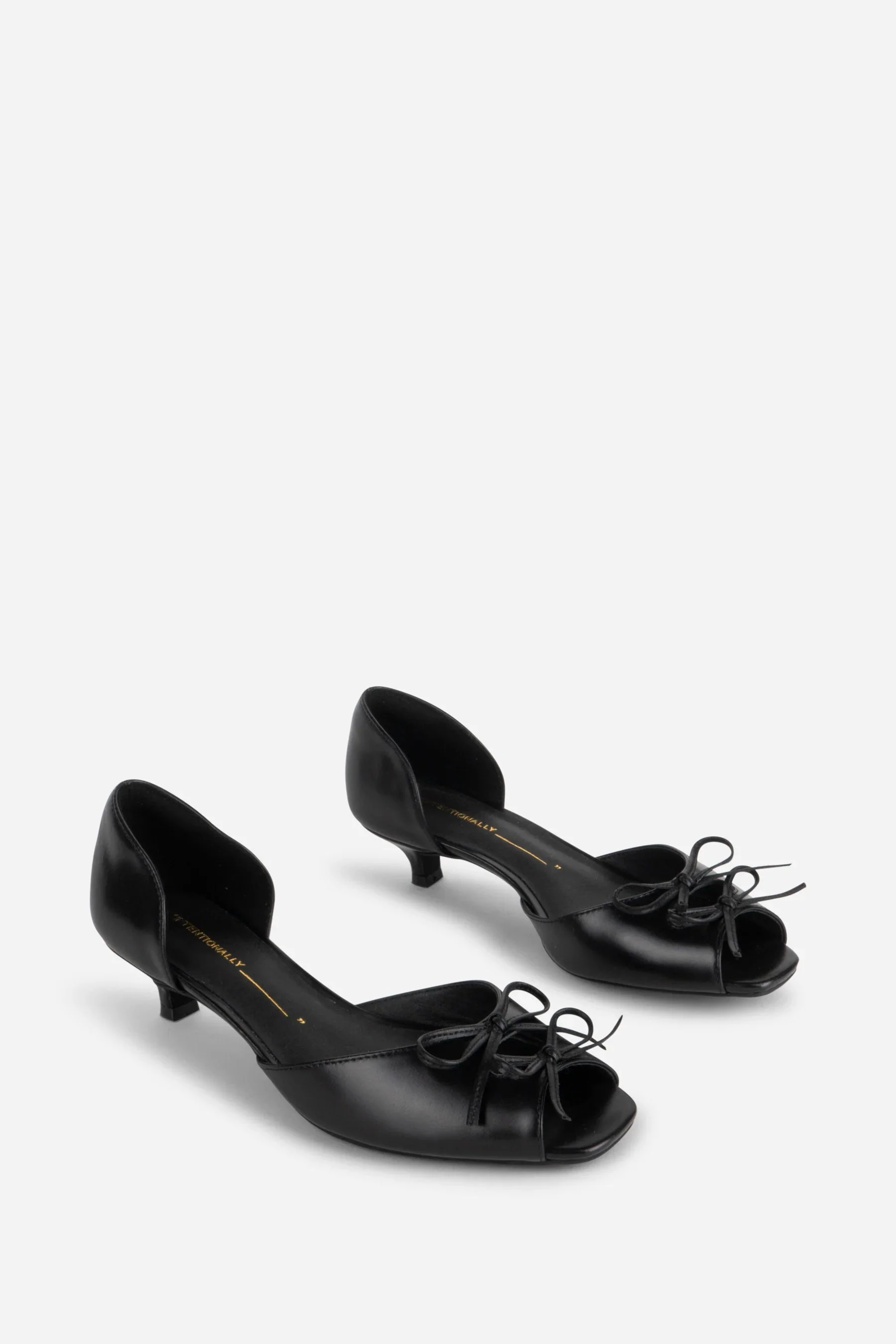INTENTIONALLY __________. Carol Peep Toe Kitten Heel - Image 3