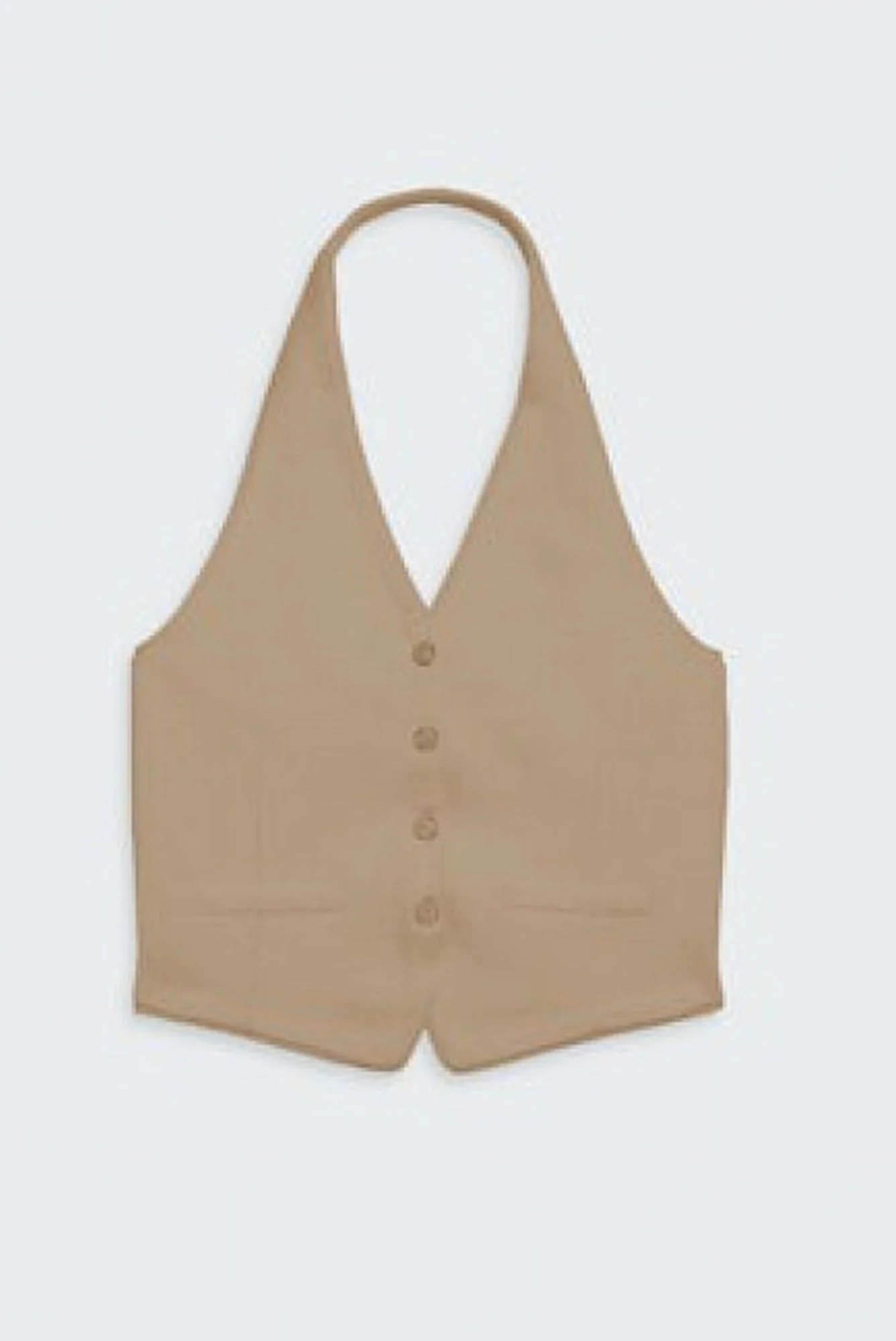 Guest in Residence Tailored Halter Vest - Image 2