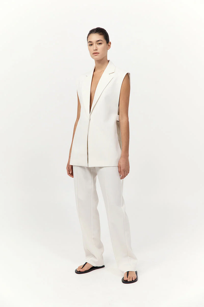 St. Agni Relaxed Side Tie Vest - Image 5